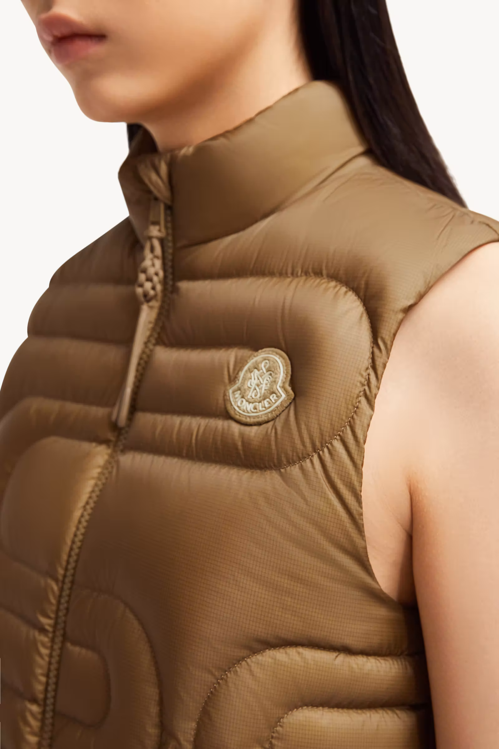 Xihu Snake-Quilted Down Vest