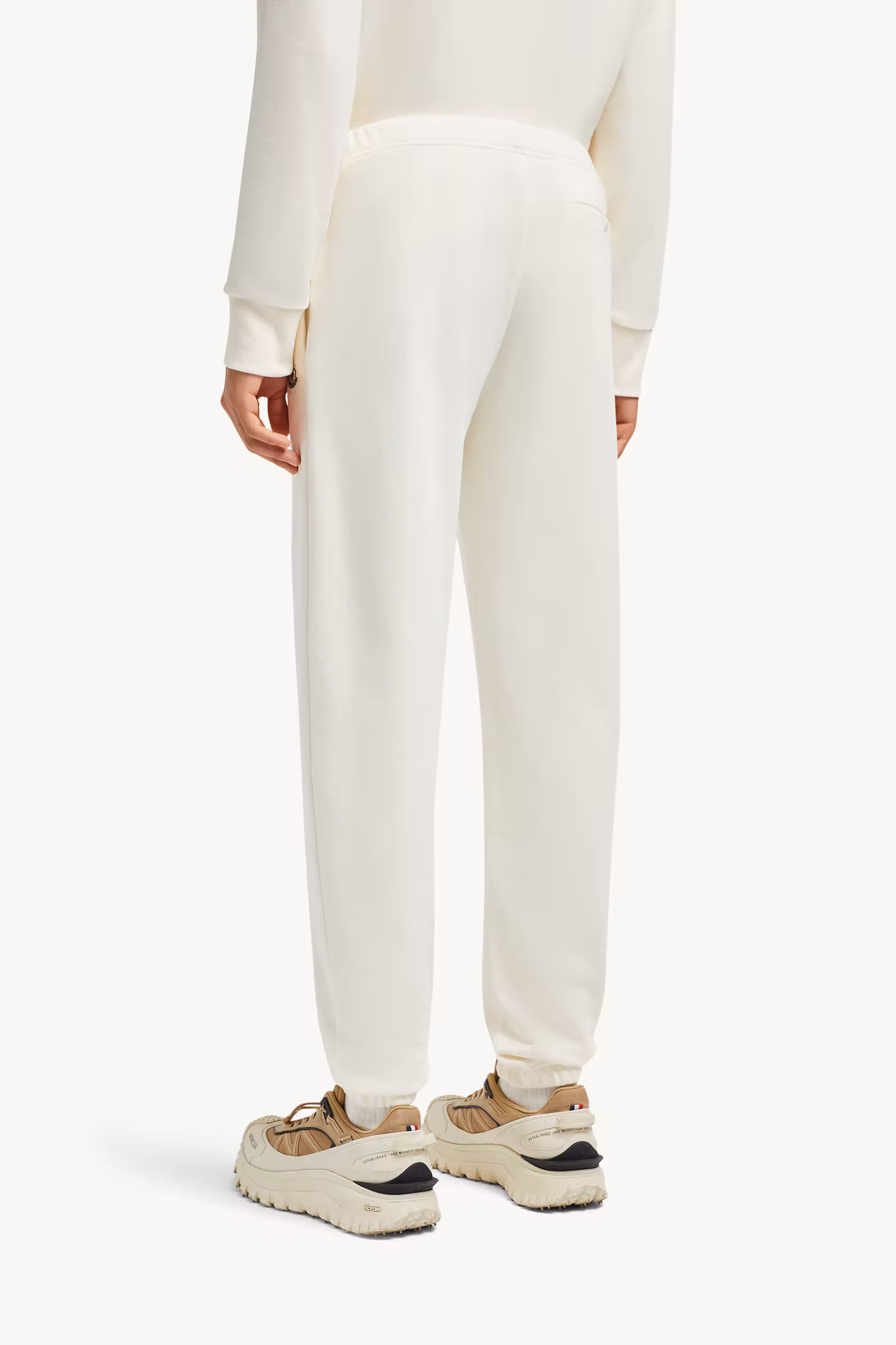 Logo Patch Cotton Sweatpants