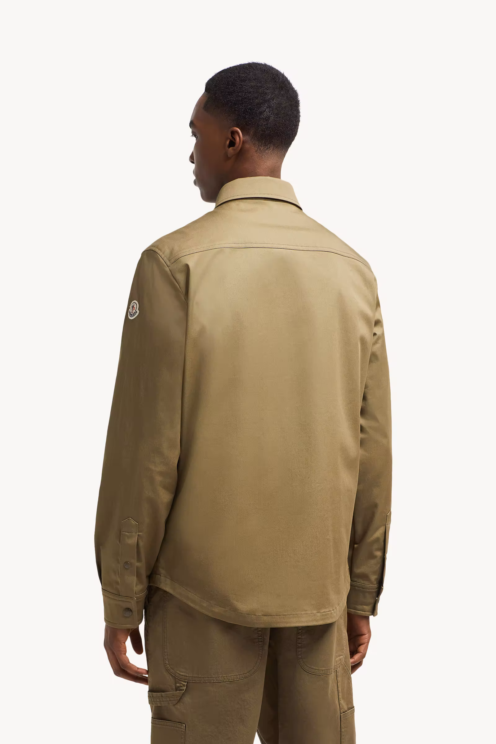 Cotton Gabardine Shirt Jacket