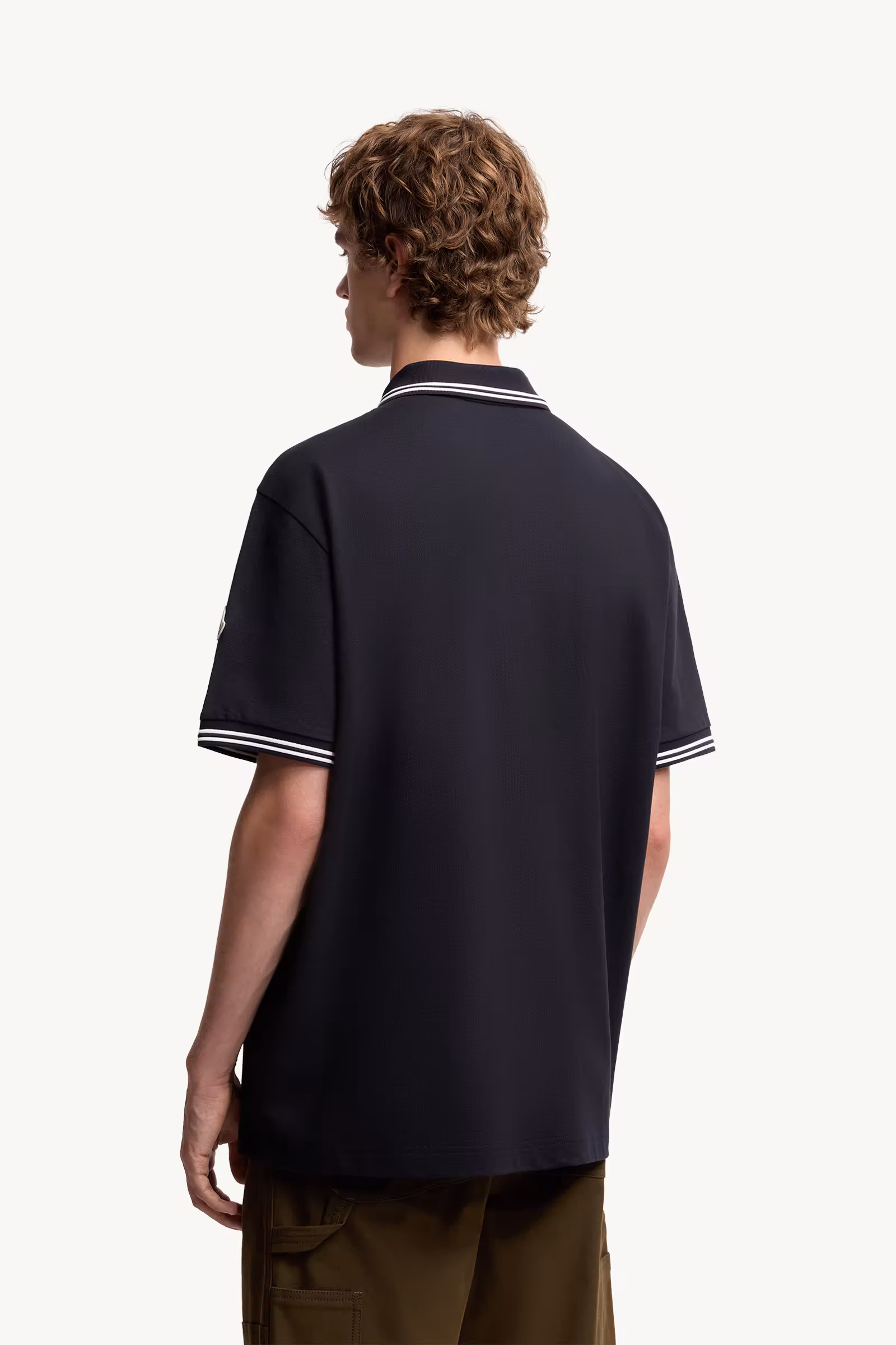 Embroidered Logo Cotton Piquet Polo Shirt