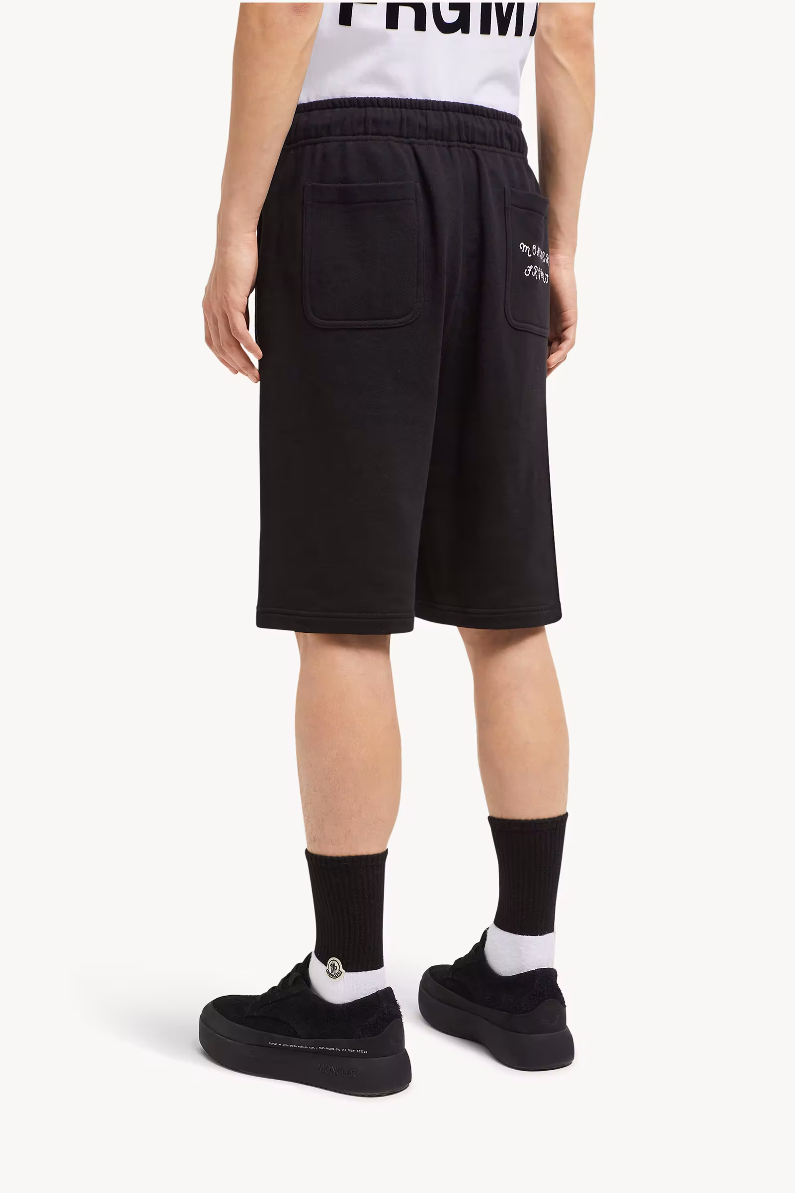 Moncler x FRGMT Embroidered Logo Cotton Shorts