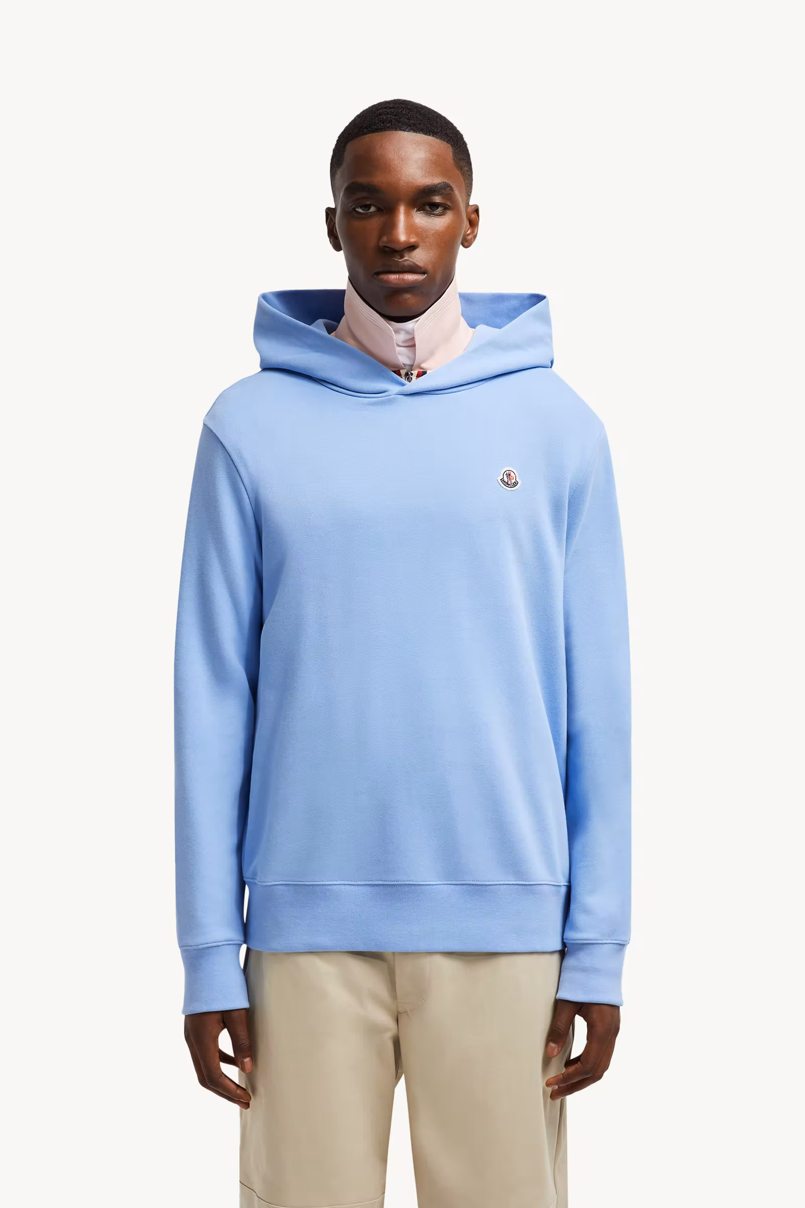 Logo Patch Cotton Hoodie