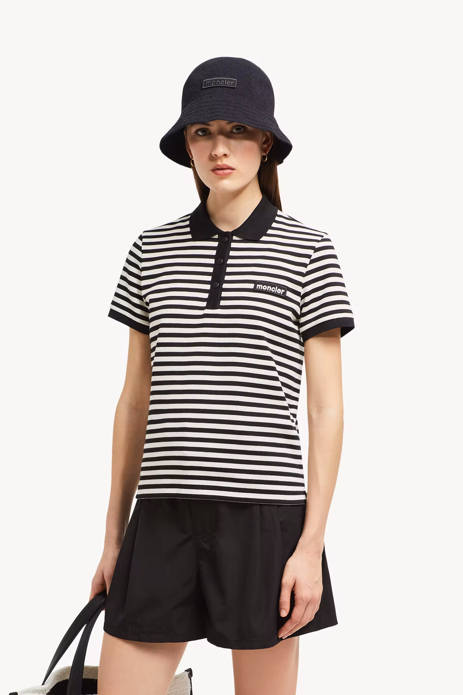 Striped Cotton Polo Shirt
