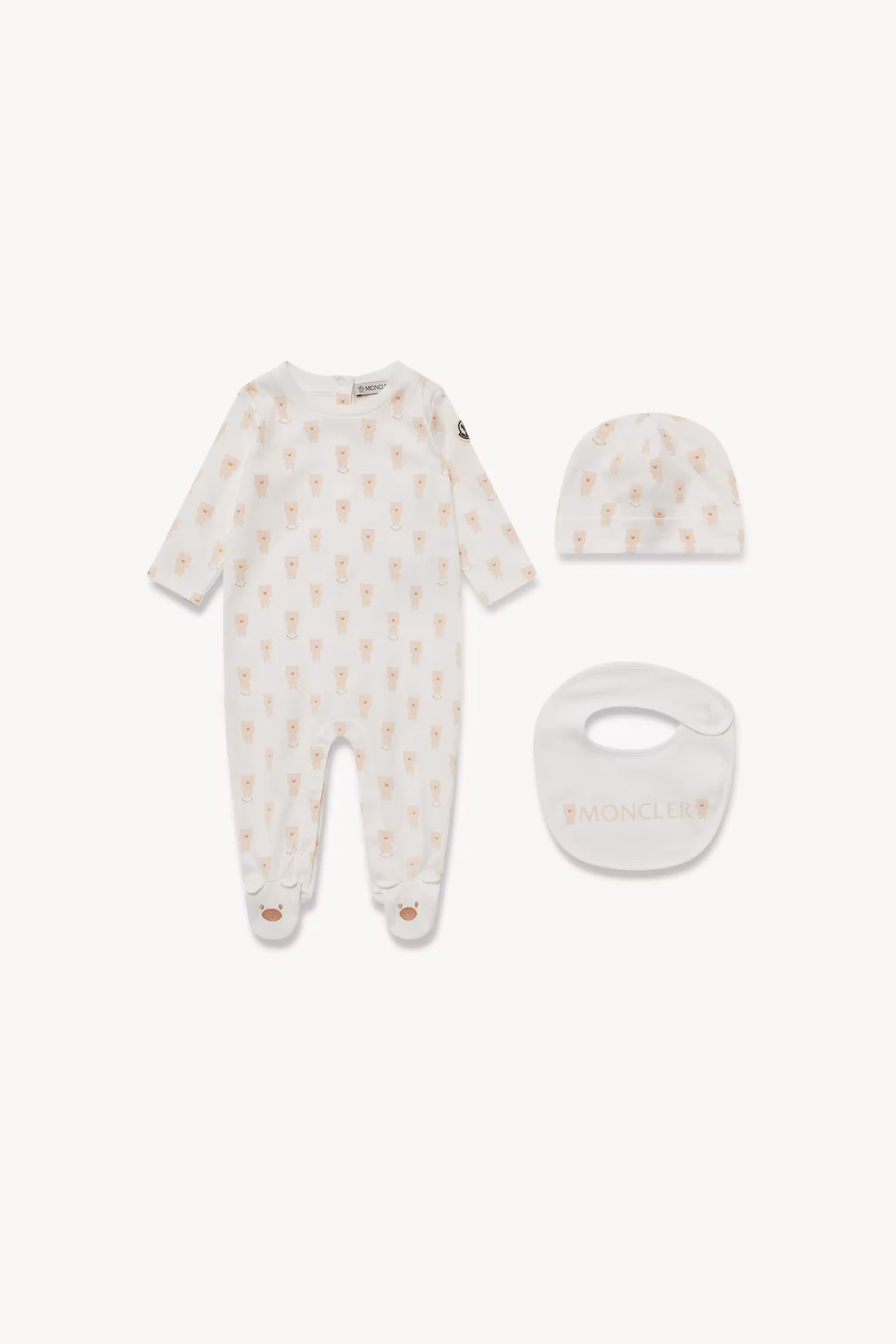 Teddy Bear Print Cotton Set