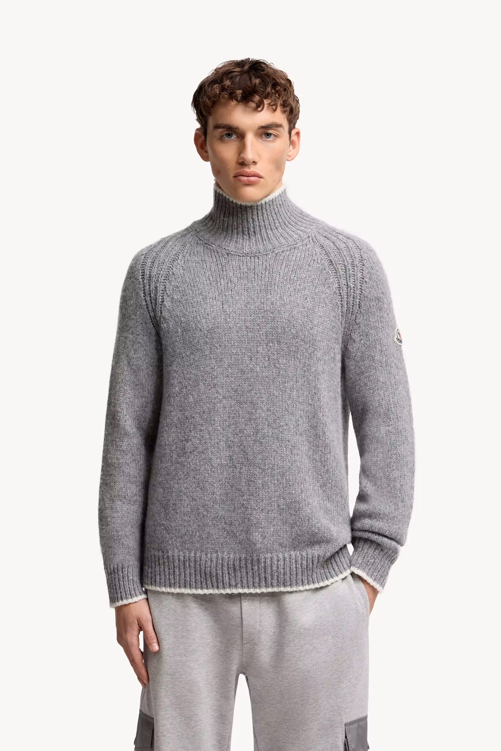 Alpaca & Wool Blend Turtleneck Sweater