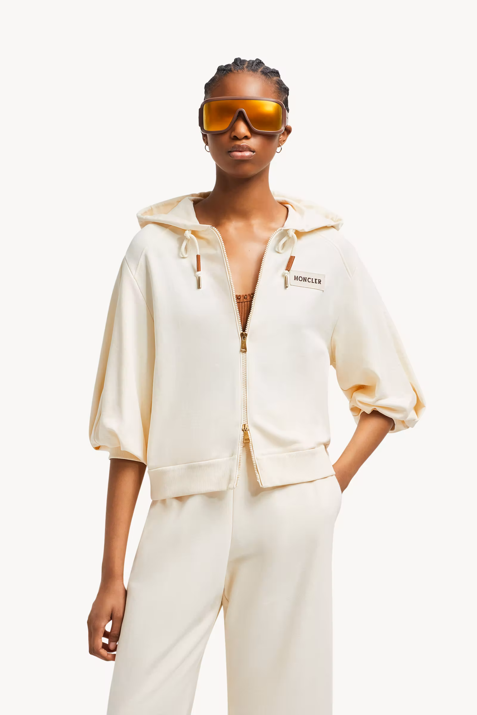 Cotton Zip-Up Hoodie