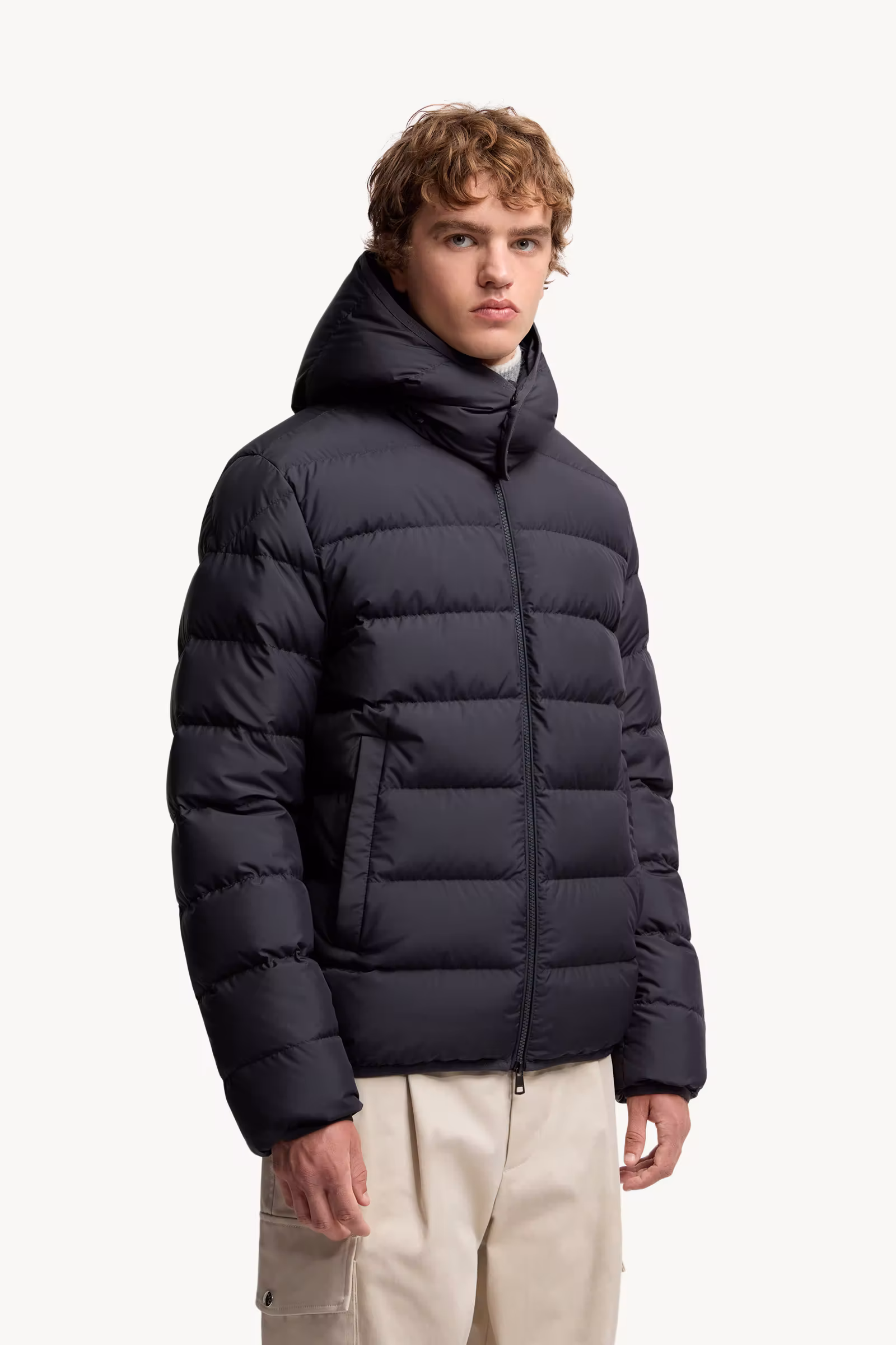 Montbrocq Hooded Short Down Jacket