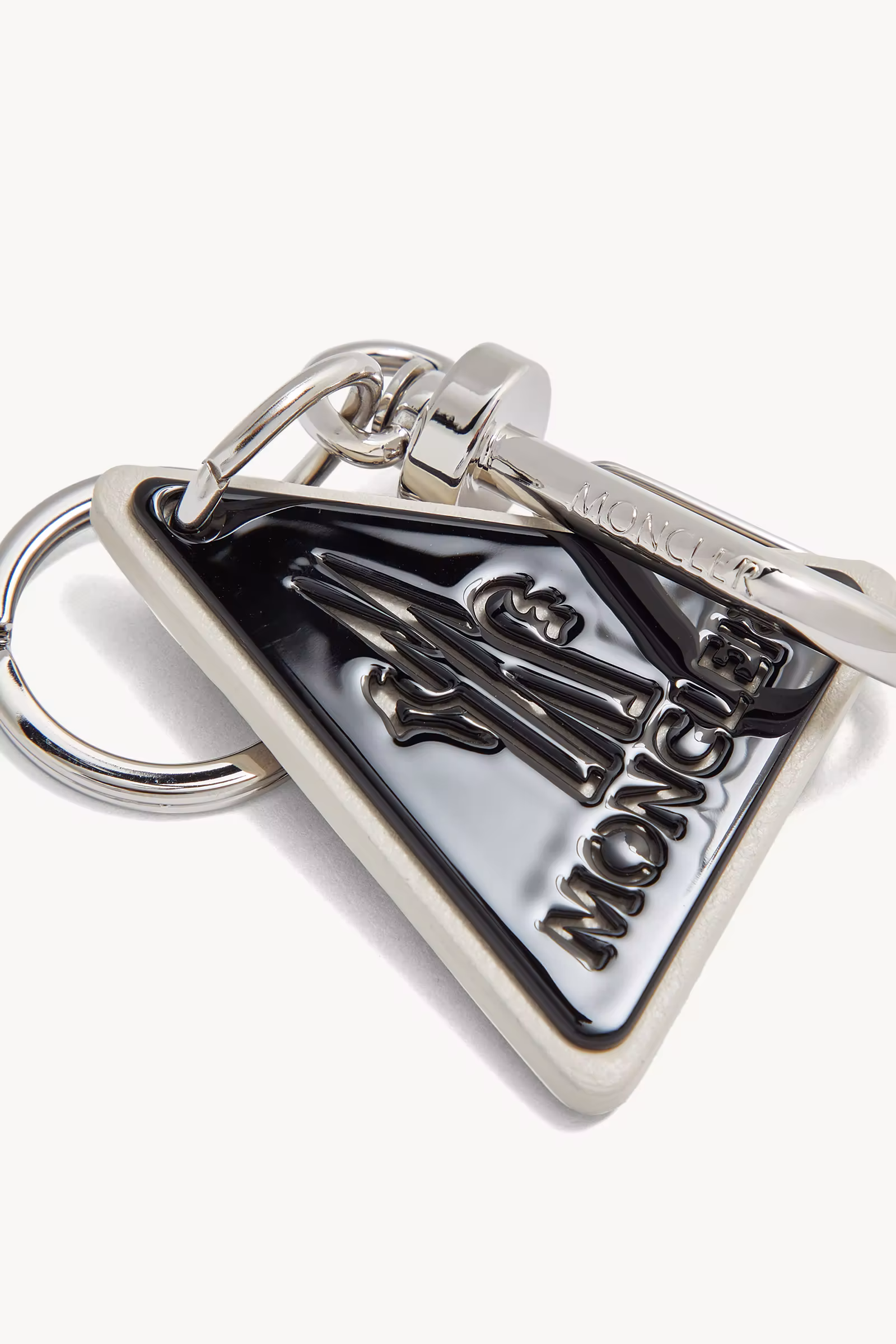 Logo Leather Key Ring