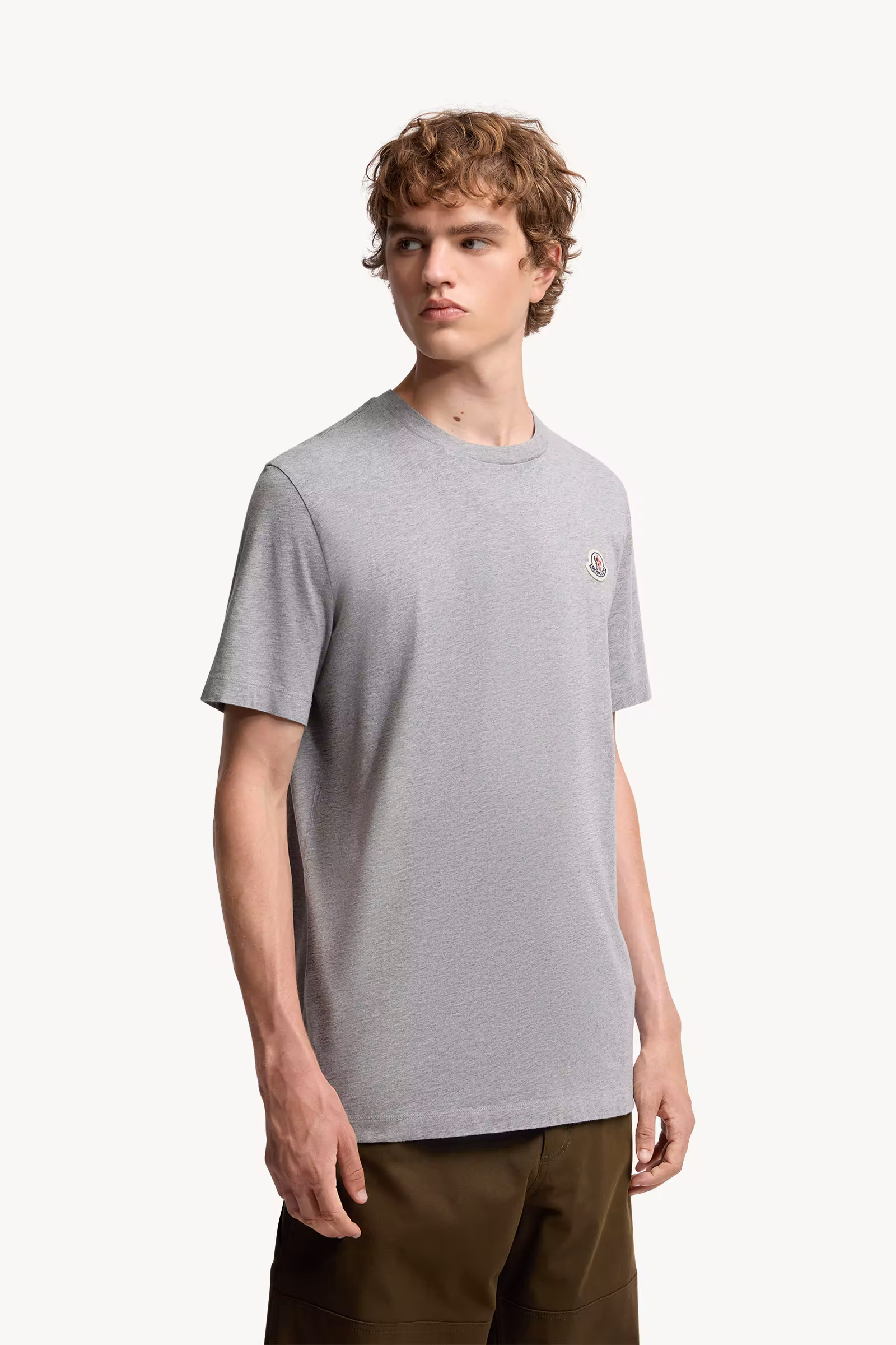 Logo Patch Cotton T-Shirt (Pack of Three)