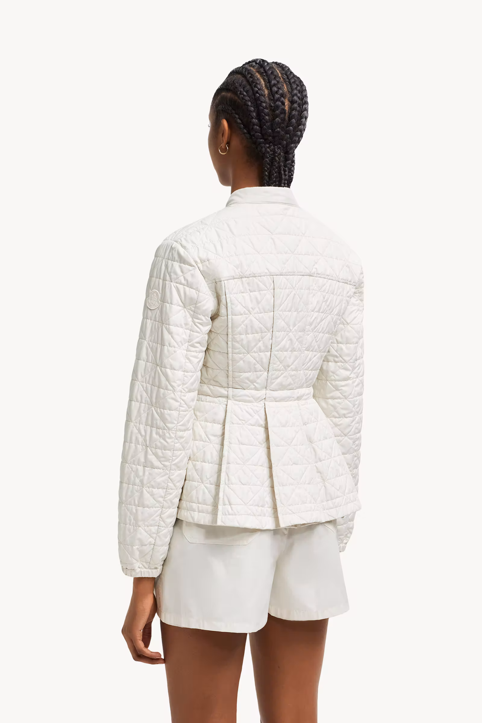 Craon Square-Quilted Short Padded Jacket