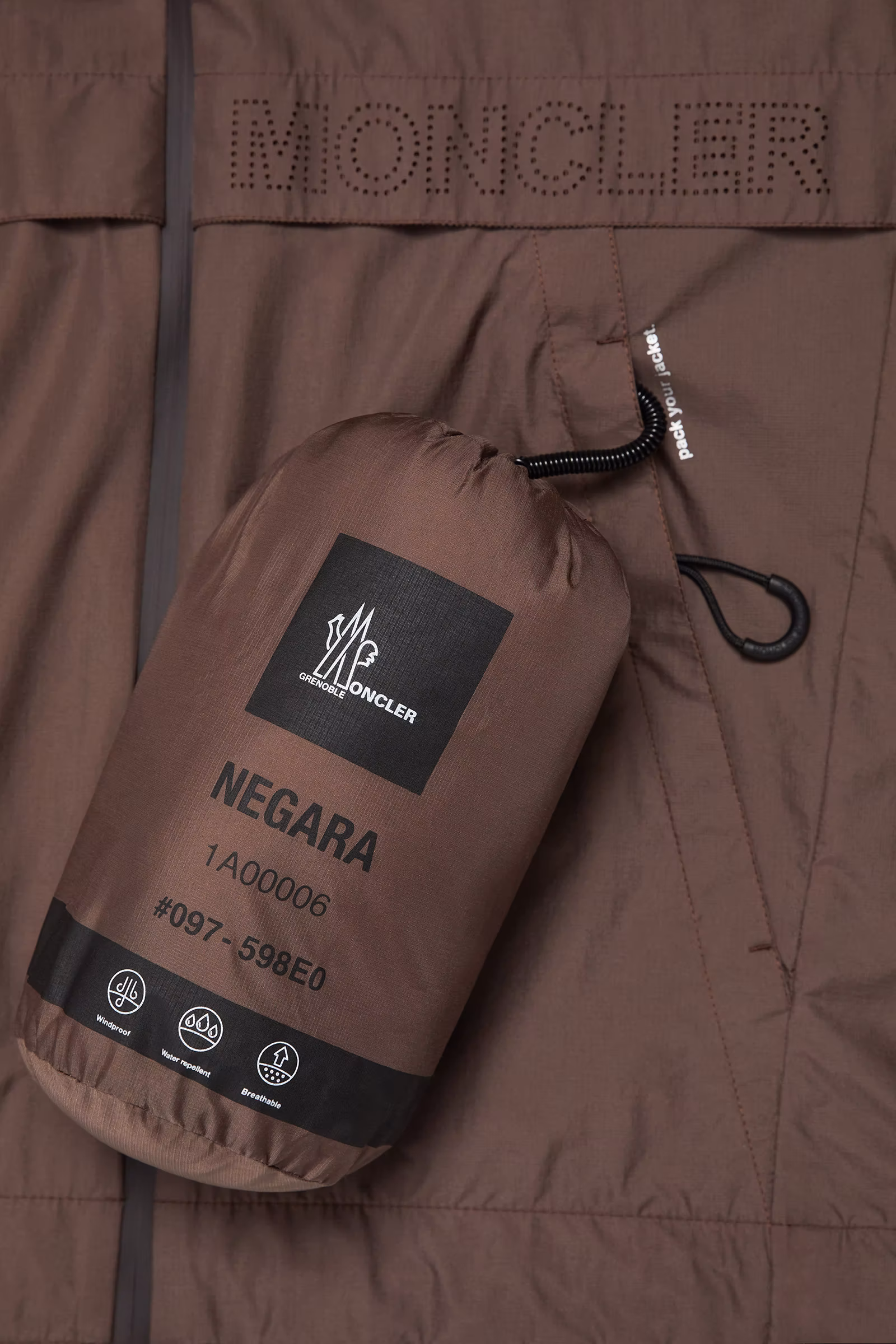 Negara Packable Hooded Windbreaker