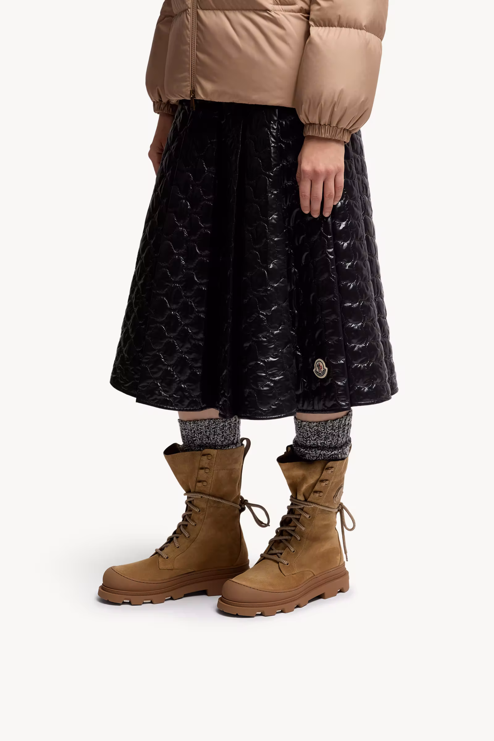 Vera High Suede Lace-Up Boots