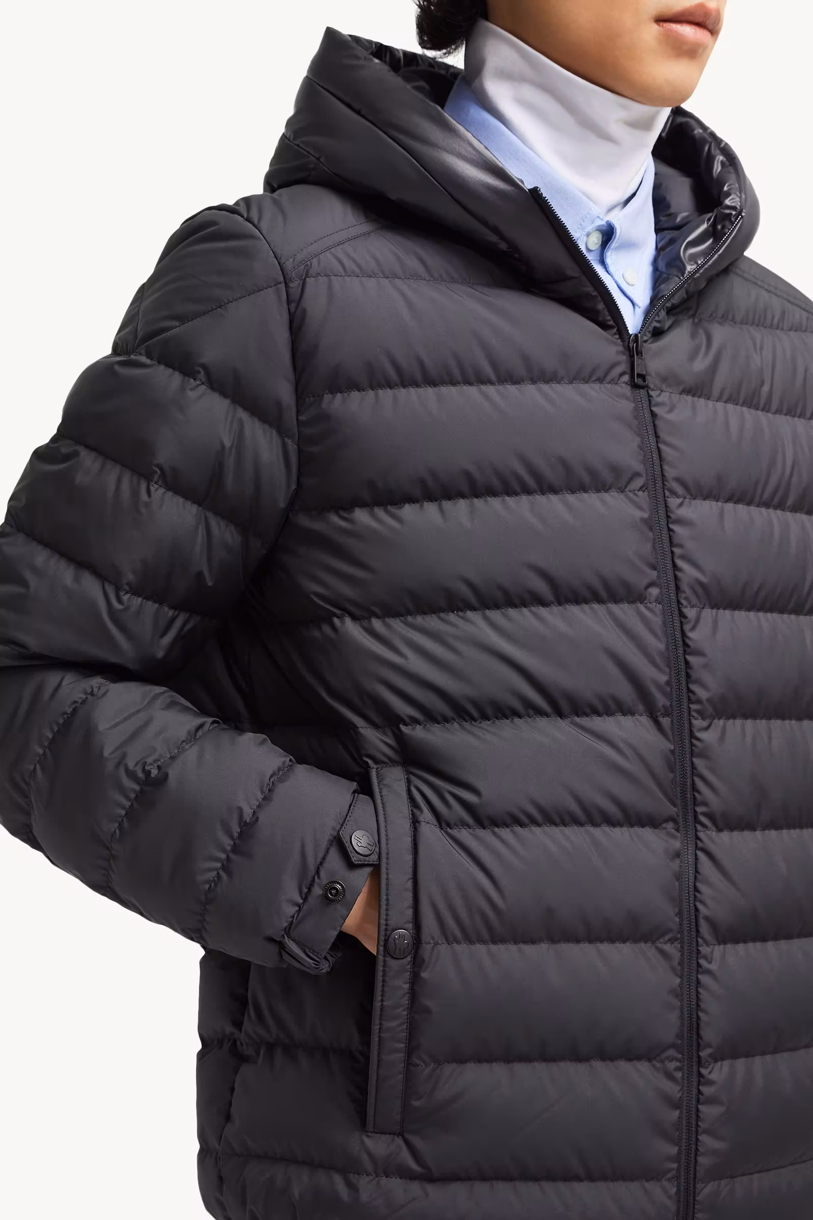 Chevrerie Hooded Short Down Jacket