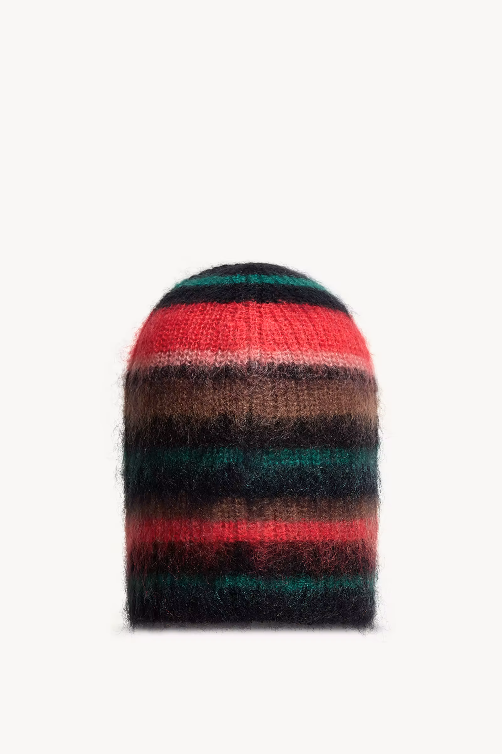 Striped Mohair Beanie