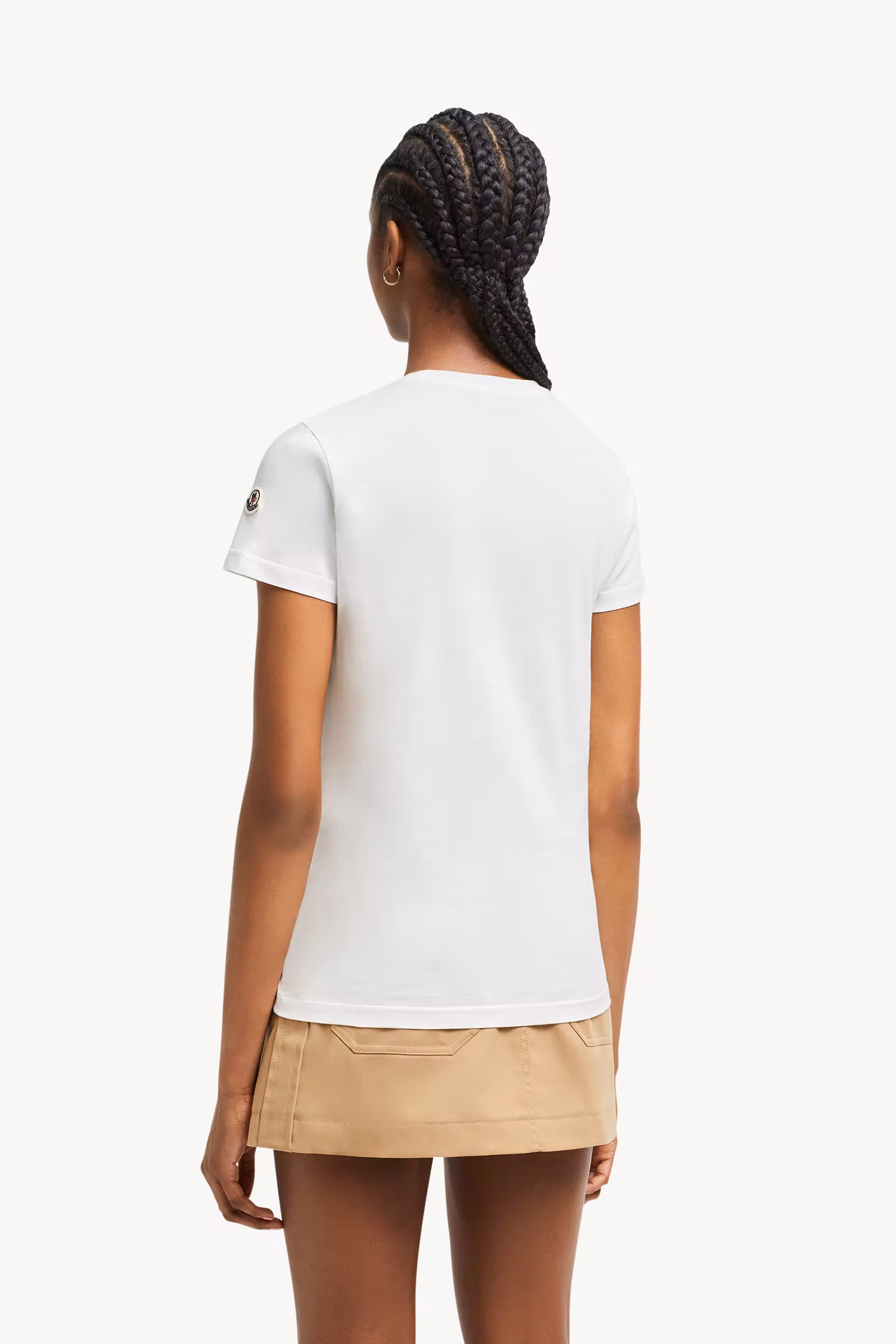 Logo Patch Cotton Jersey T-Shirt