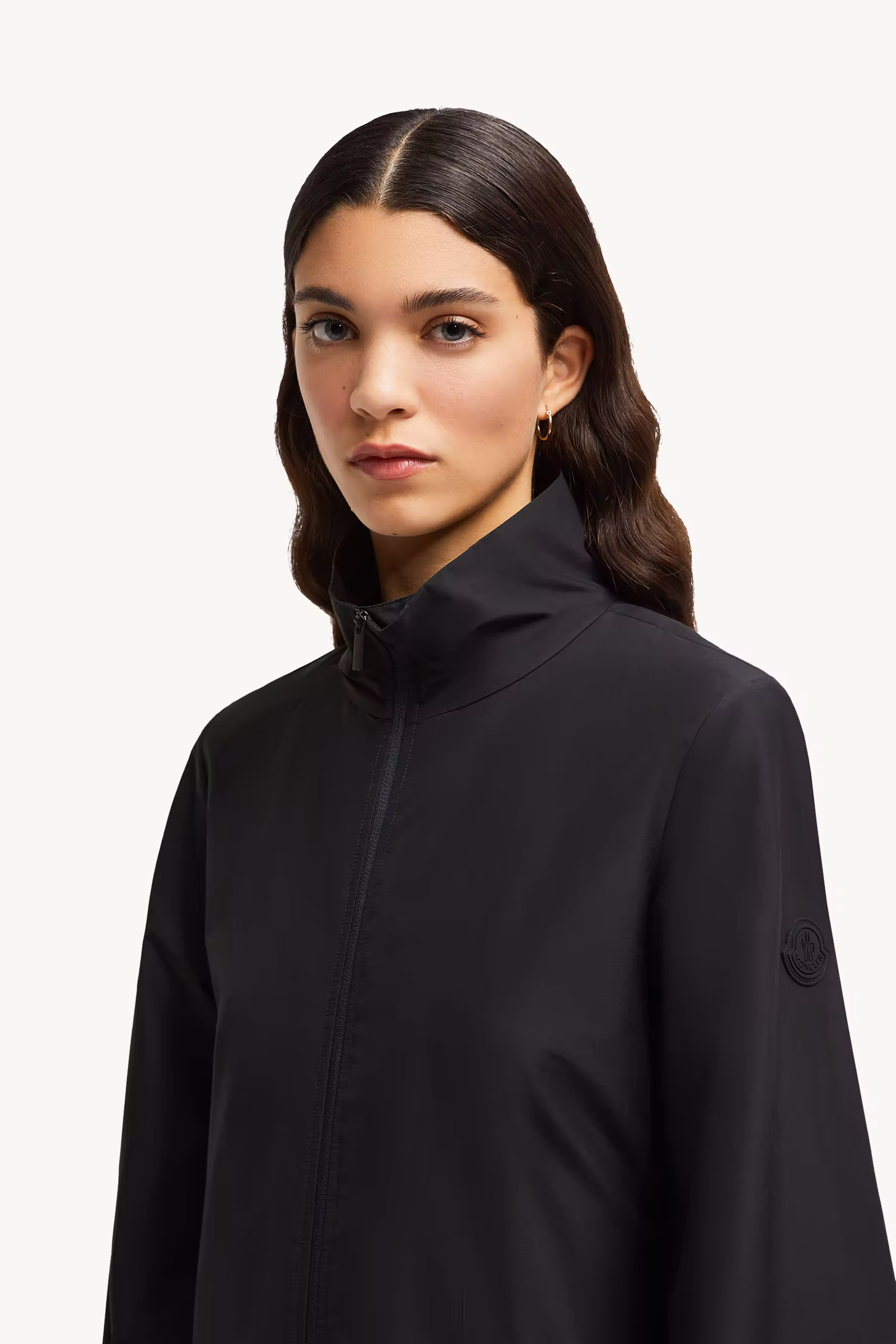 Turtleneck Cotton Midi Dress