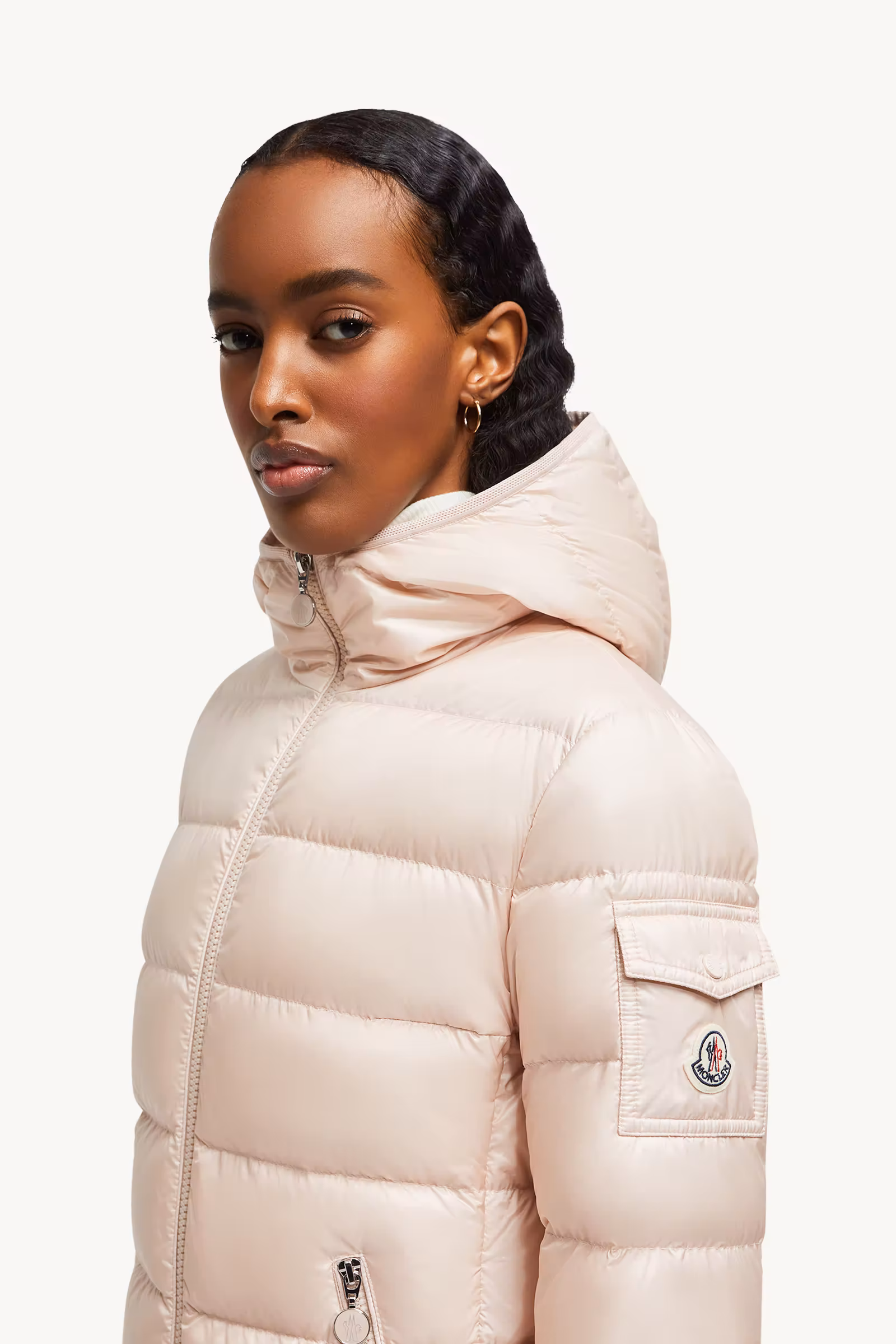 Gles Hooded Short Down Jacket