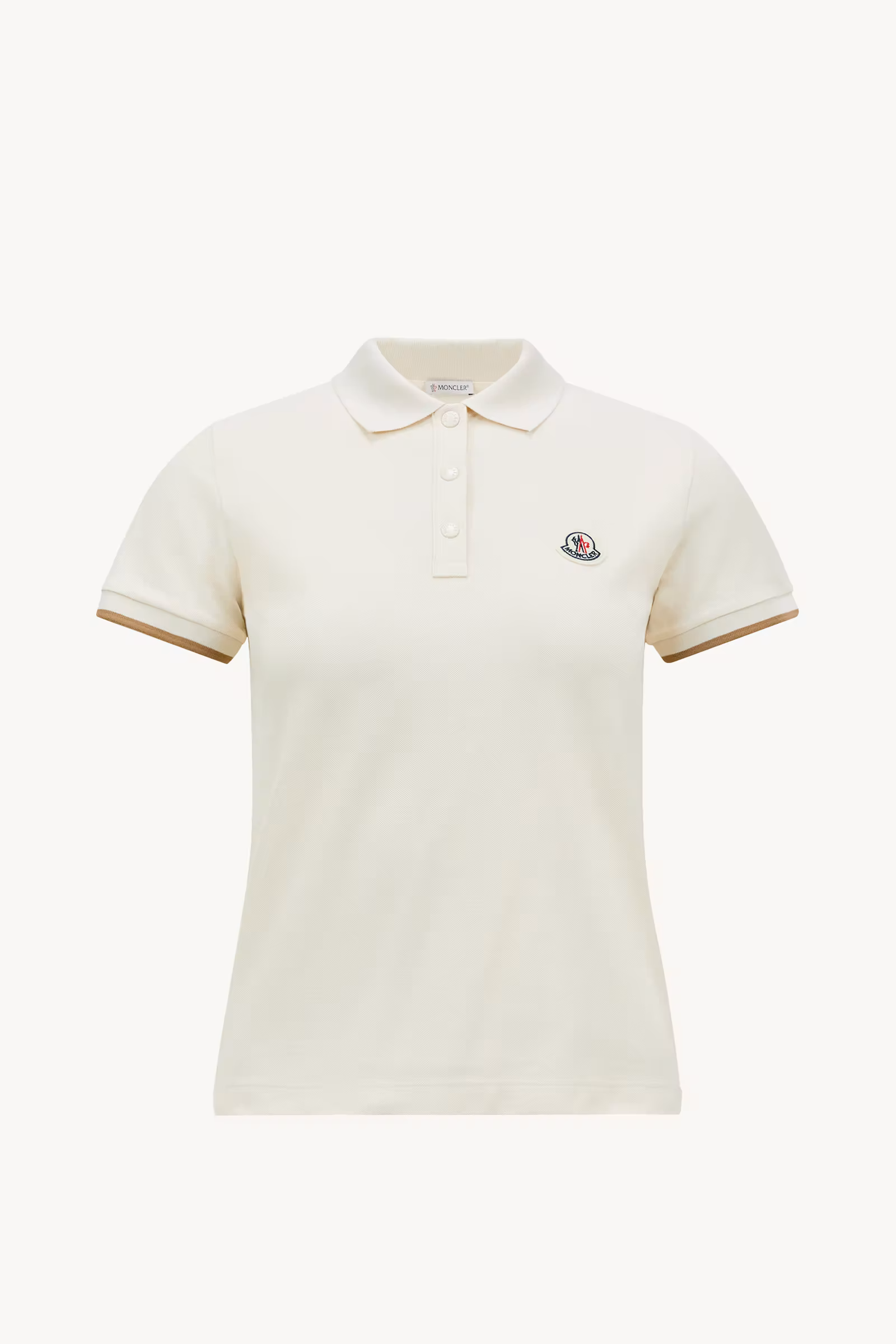 Logo Patch Cotton Piquet Polo Shirt