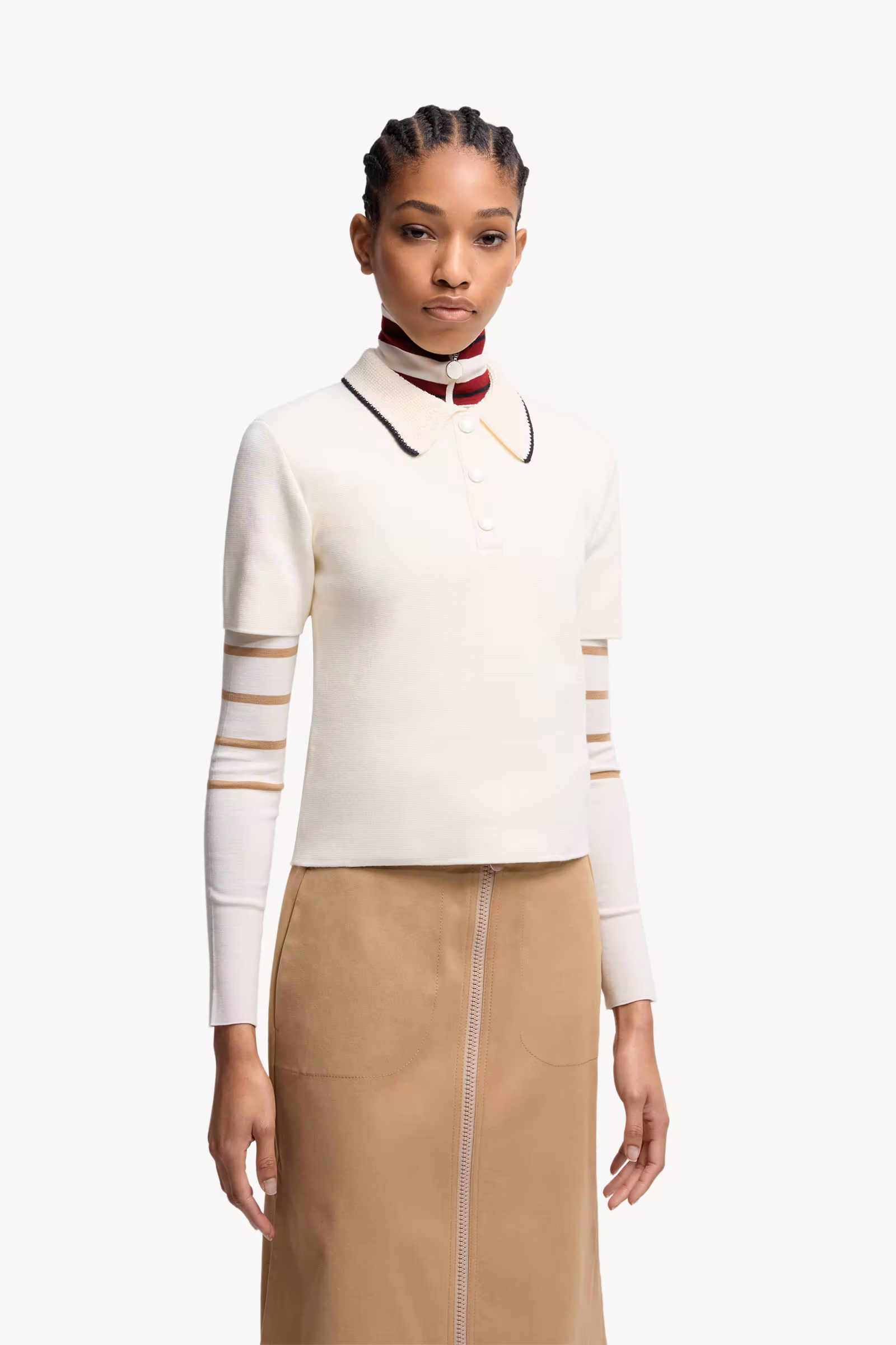 Knit Cotton Polo Shirt