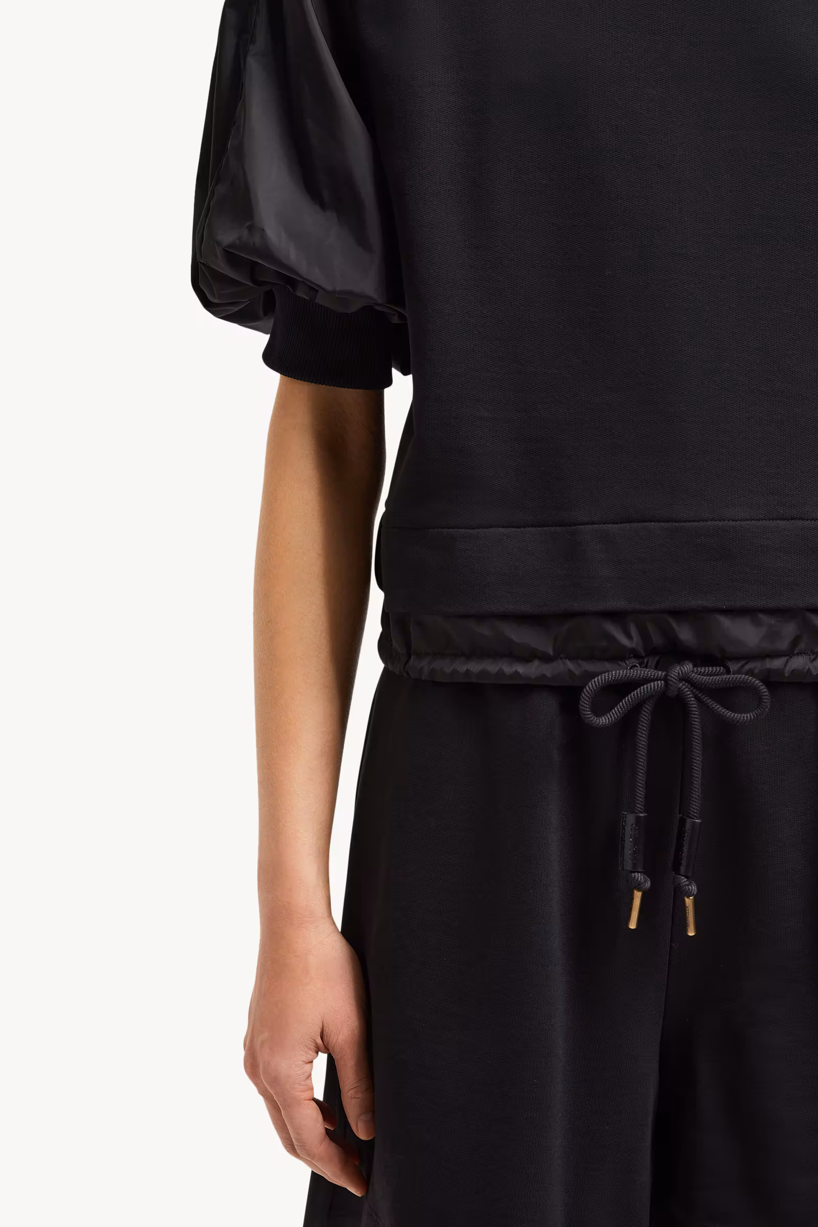 Puff Sleeve Cotton T-Shirt