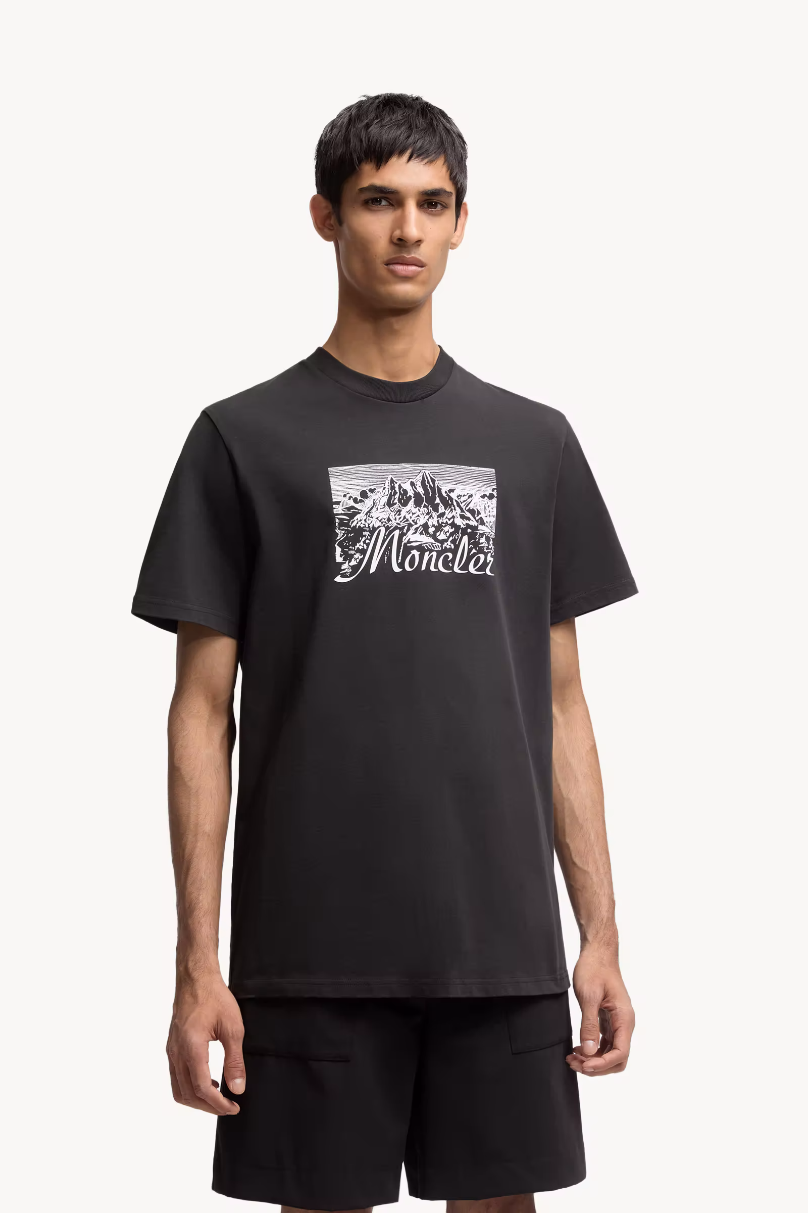 Mountain Logo Cotton T-Shirt