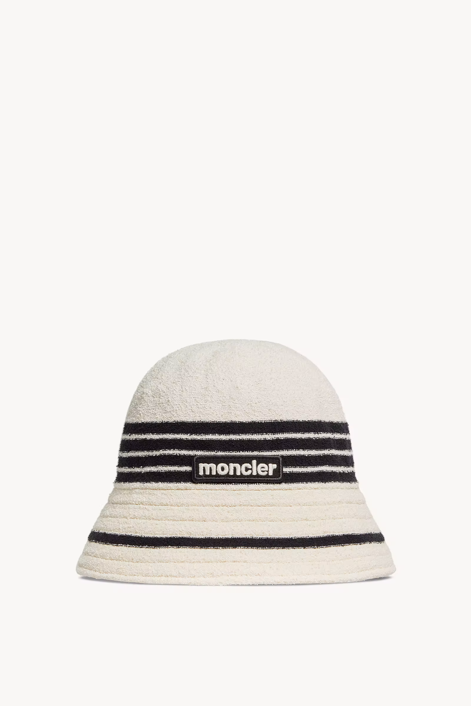 Striped Terry Cloth Bucket Hat