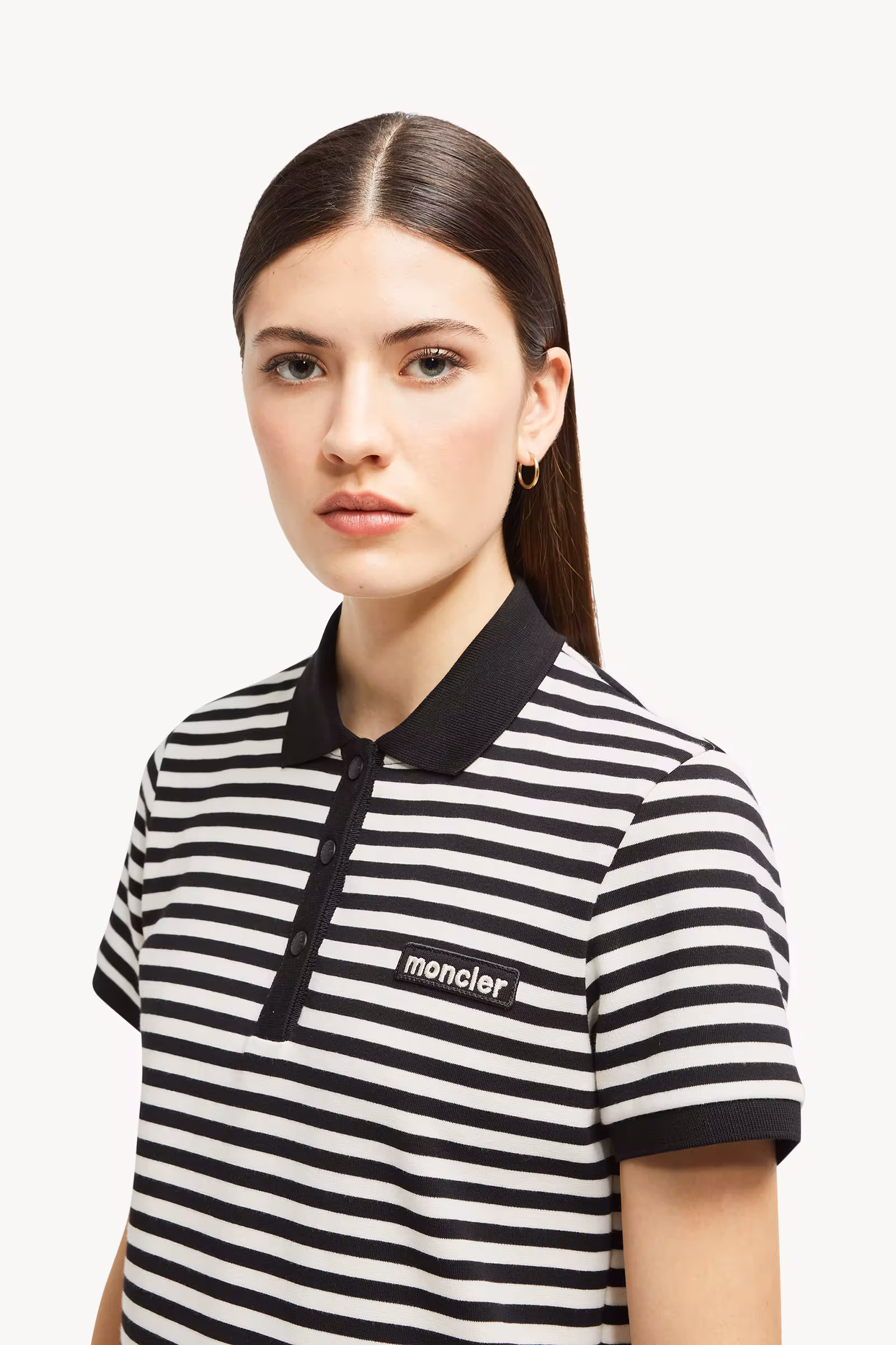 Striped Cotton Polo Shirt