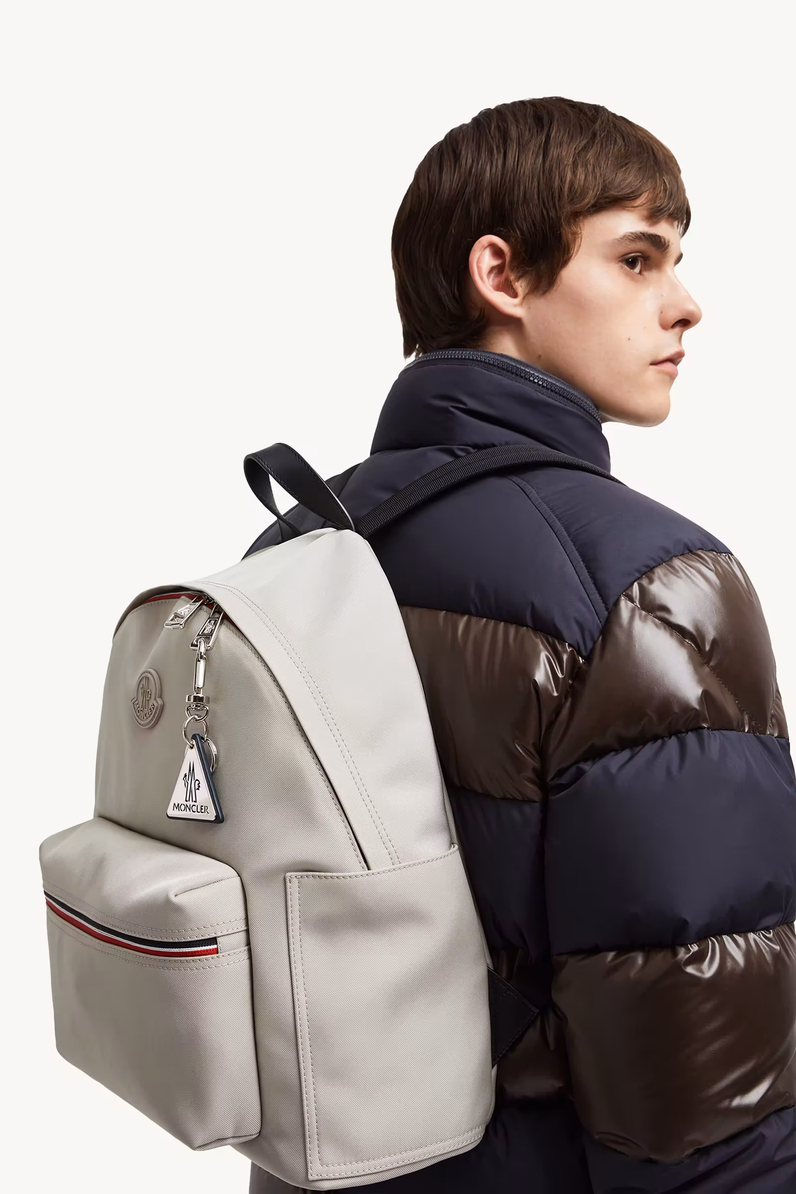 Logo Leather Key Ring