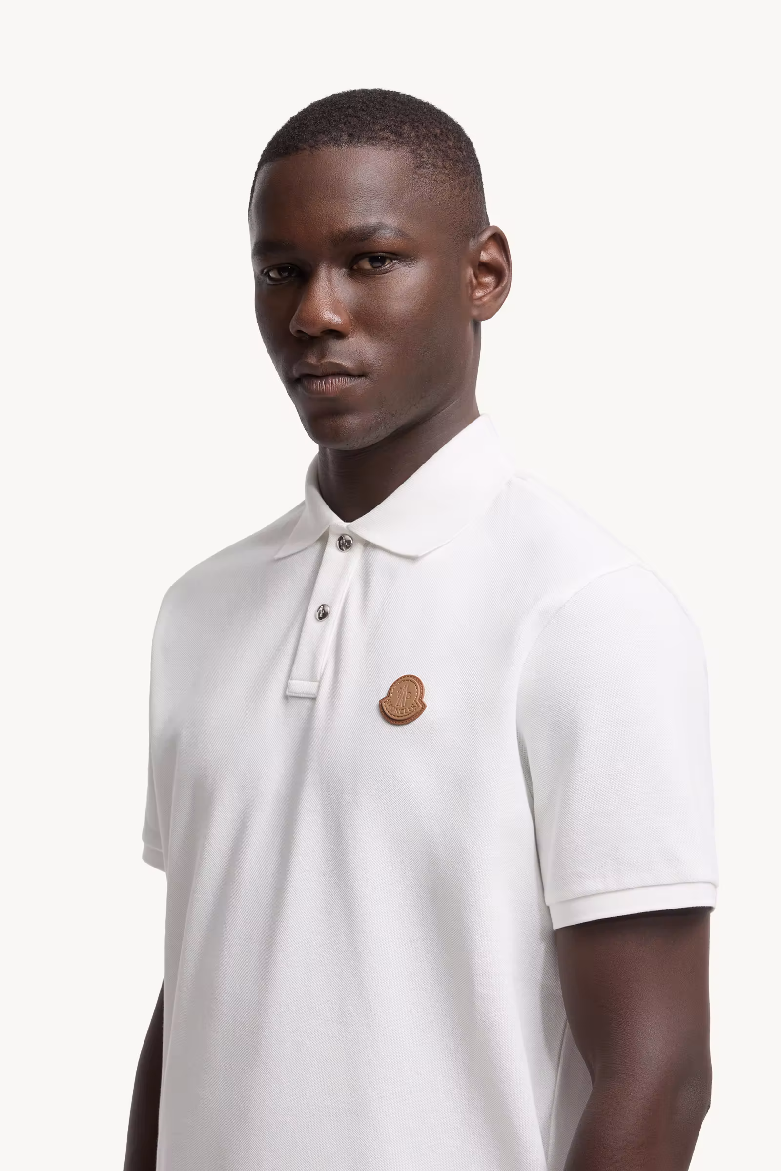 Logo Patch Cotton Piquet Polo Shirt