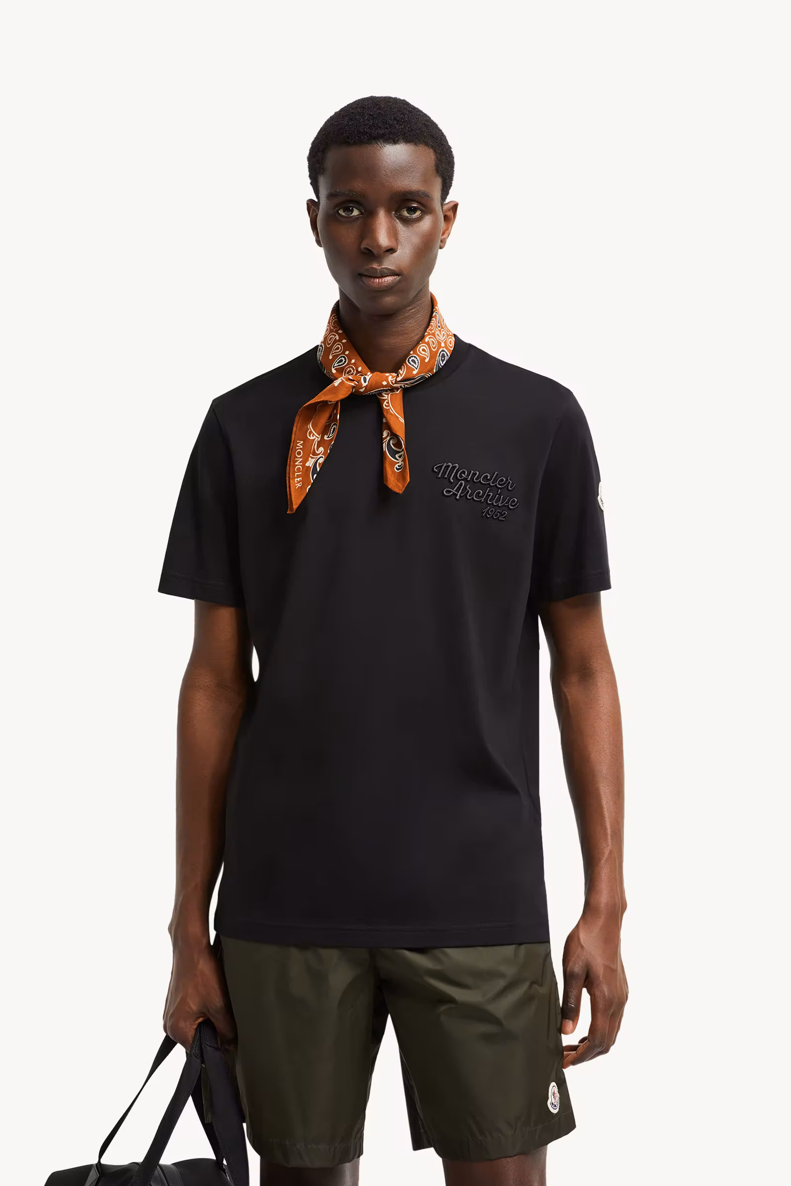 Embroidered Logo Cotton T-Shirt