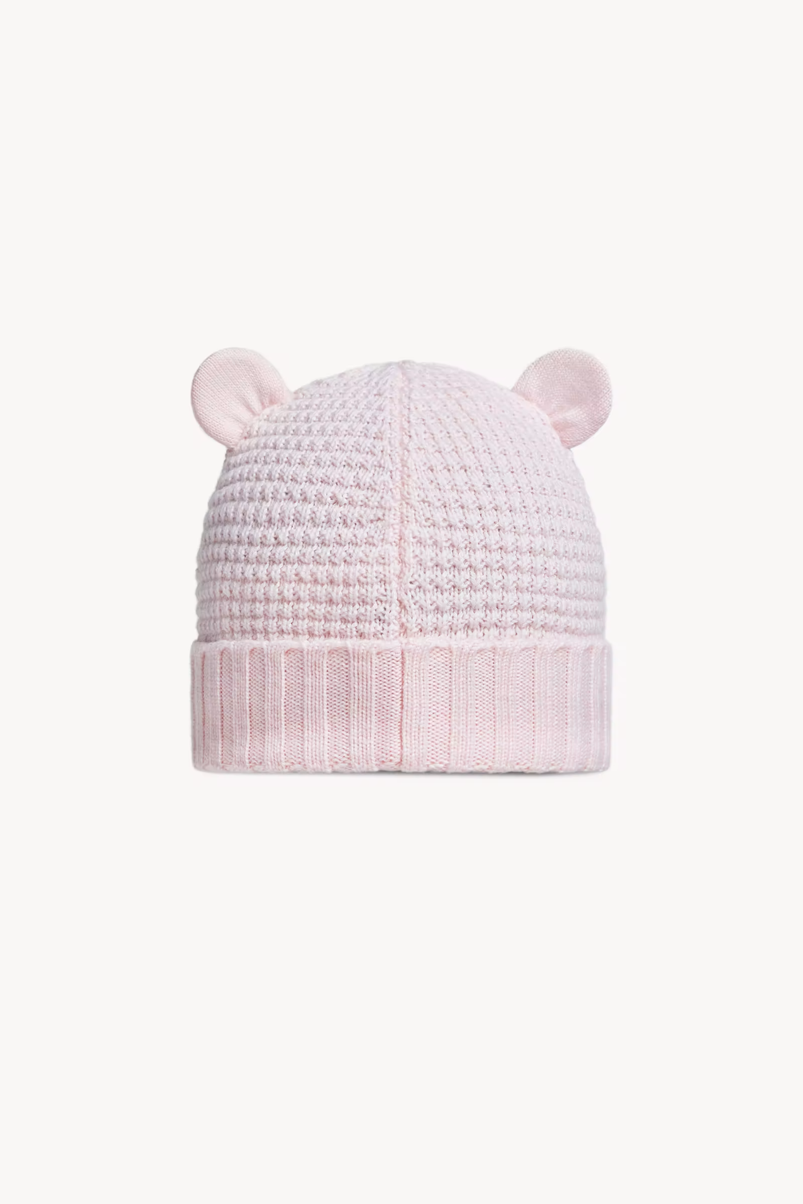 Wool Beanie with Teddy Bear Ears