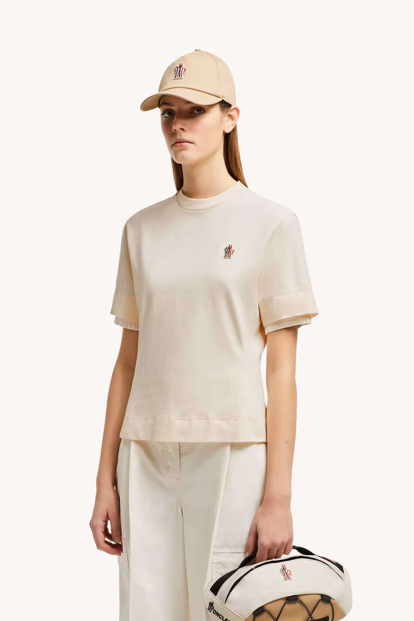 Logo Patch Cotton T-Shirt