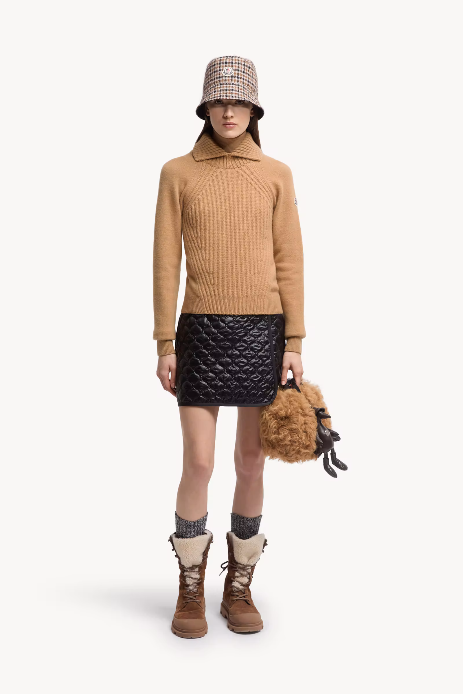 Wool & Cashmere High Collar Sweater