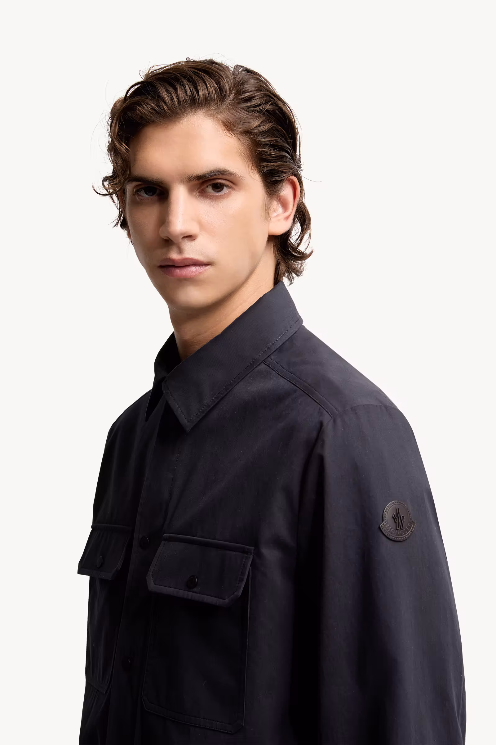 Cotton Gabardine Long Sleeve Shirt