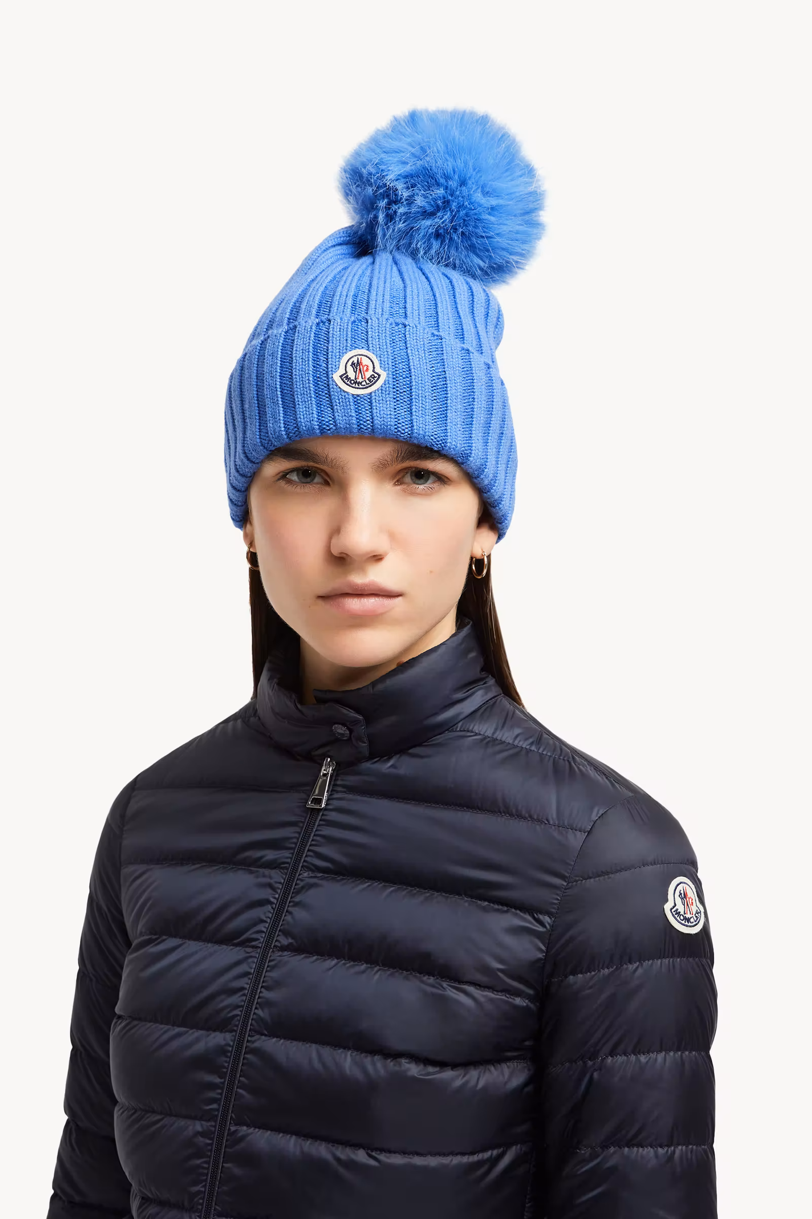 Wool Beanie with Pom Pom