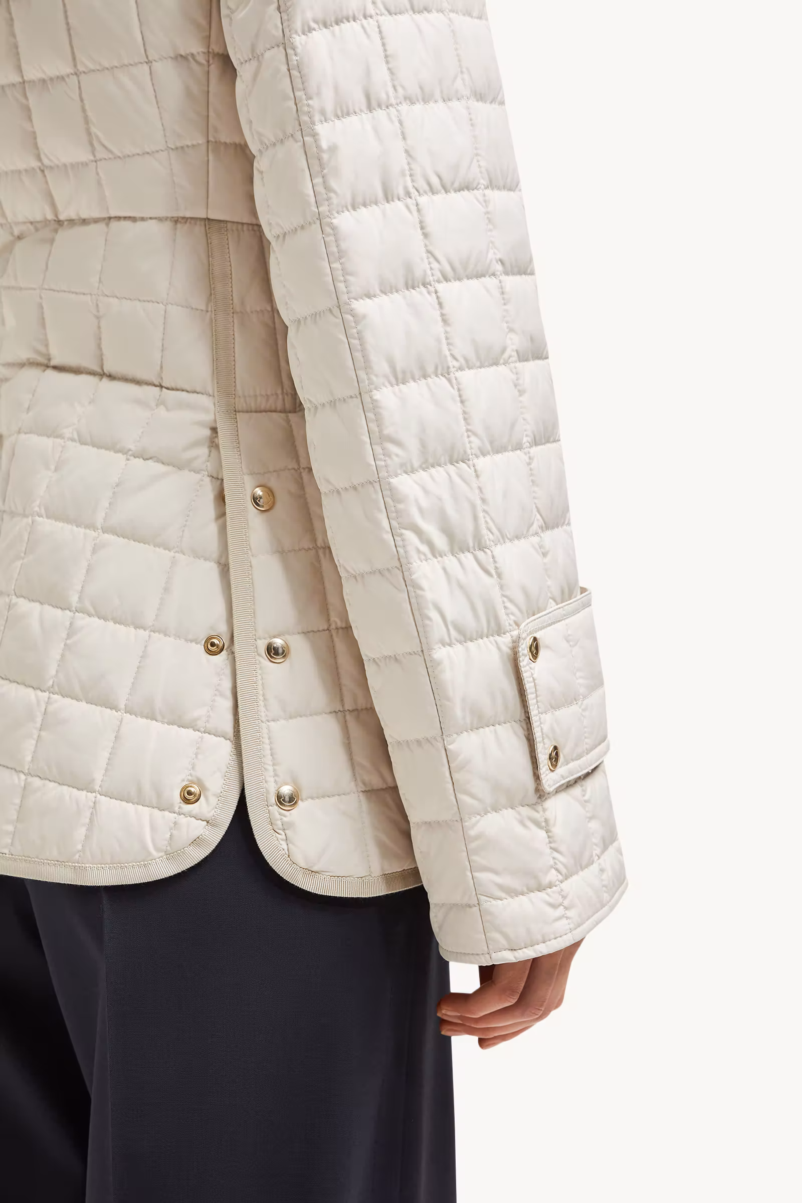 Epinal Square-Quilted Down Shirt Jacket
