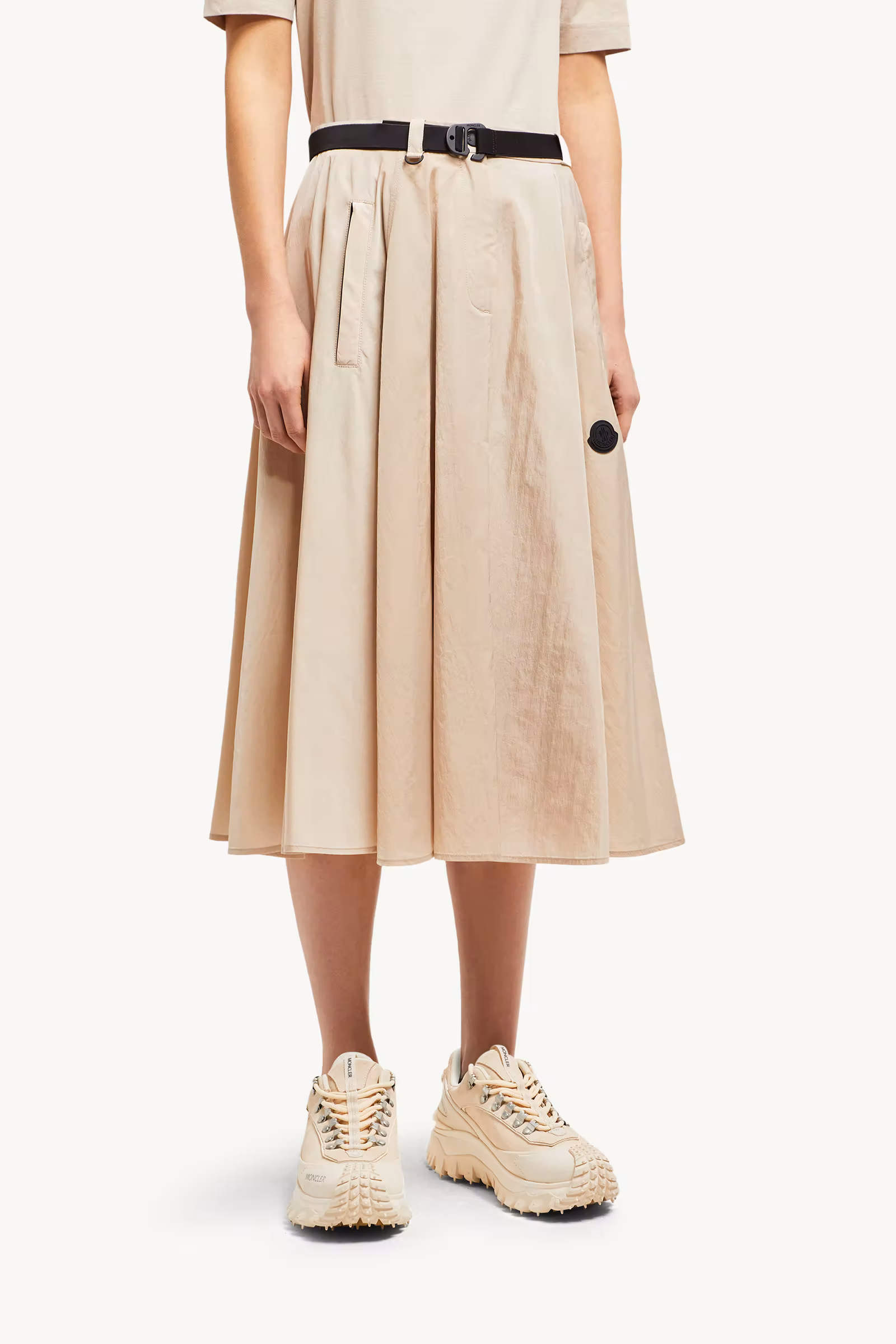 Belted Midi Skirt