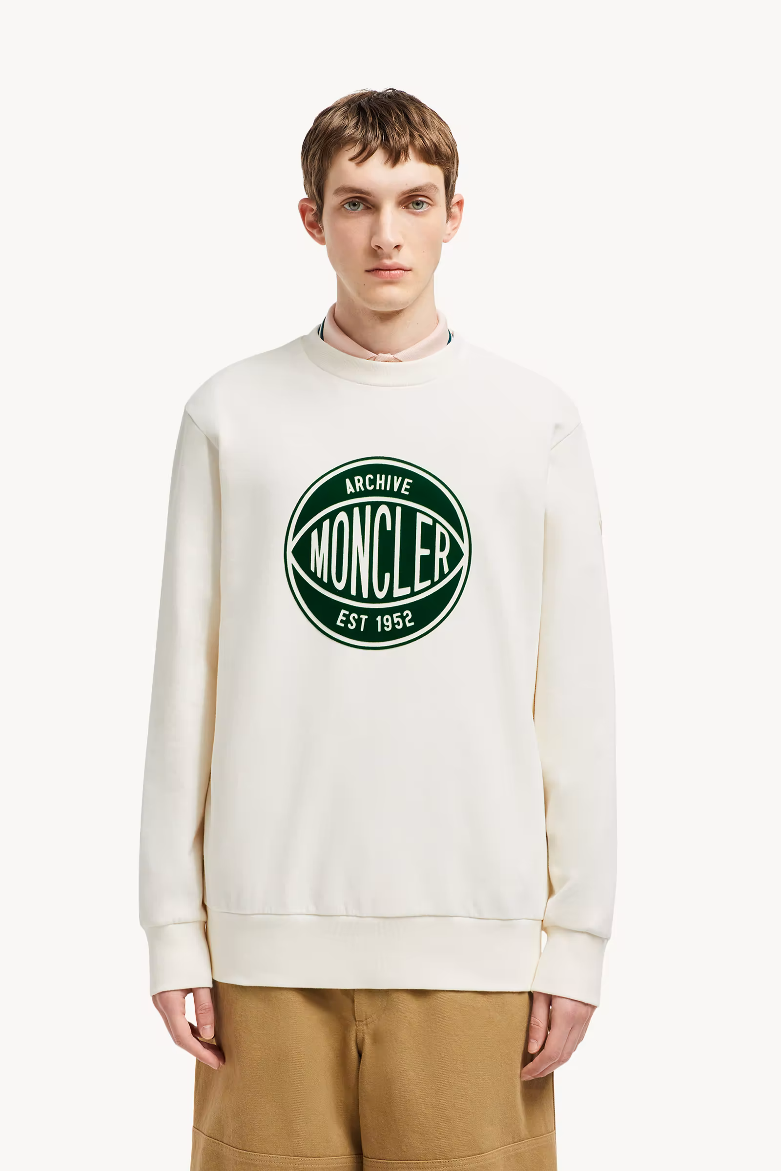 Basketball Logo Cotton Sweatshirt