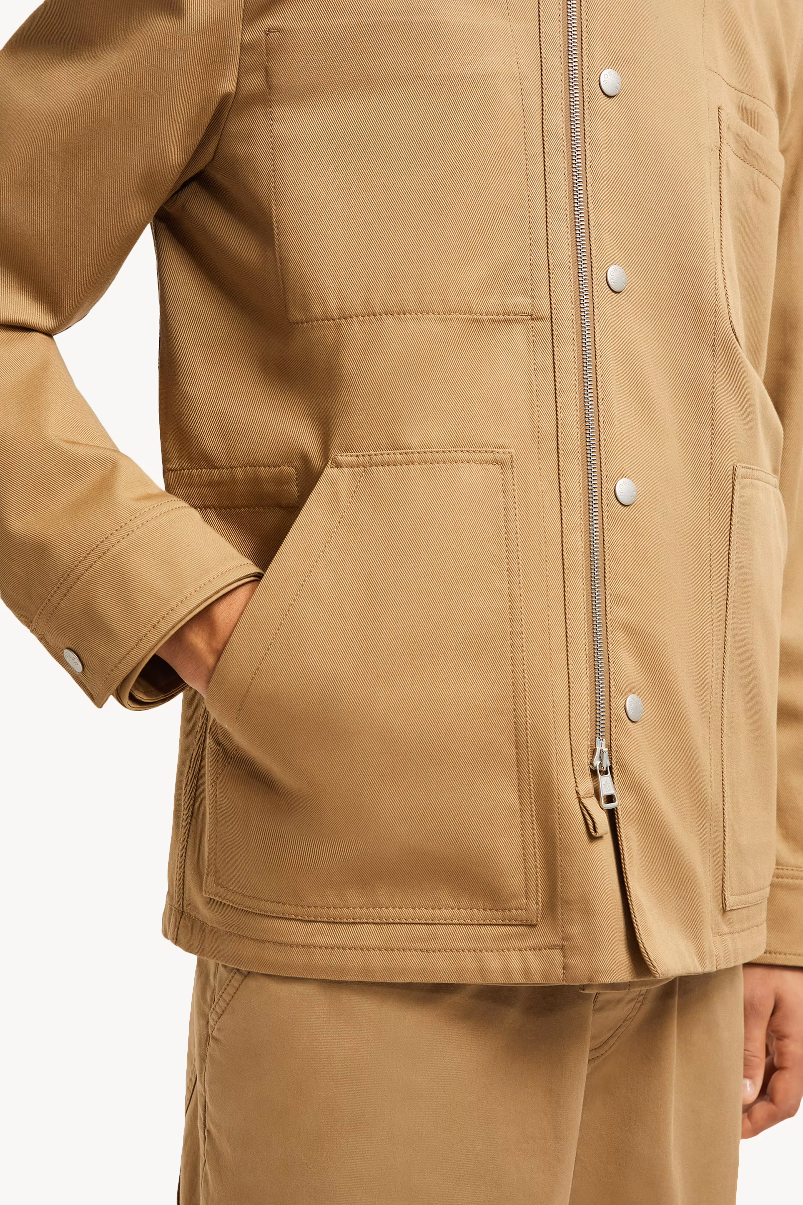 Guerledan Hooded Cotton Shirt Jacket