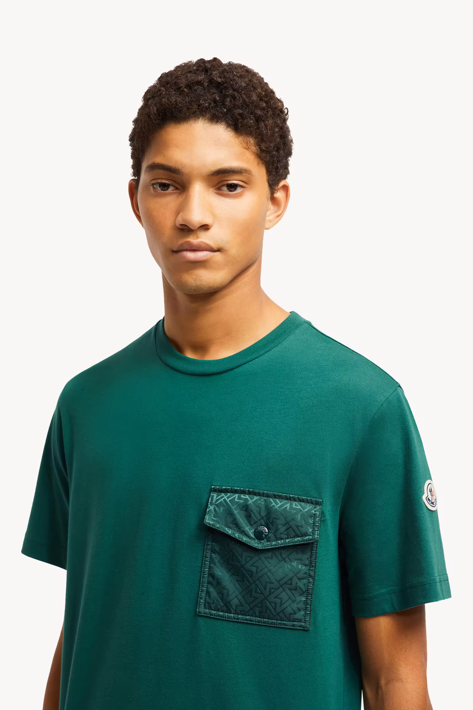 Monogram Cotton T-Shirt With Pocket