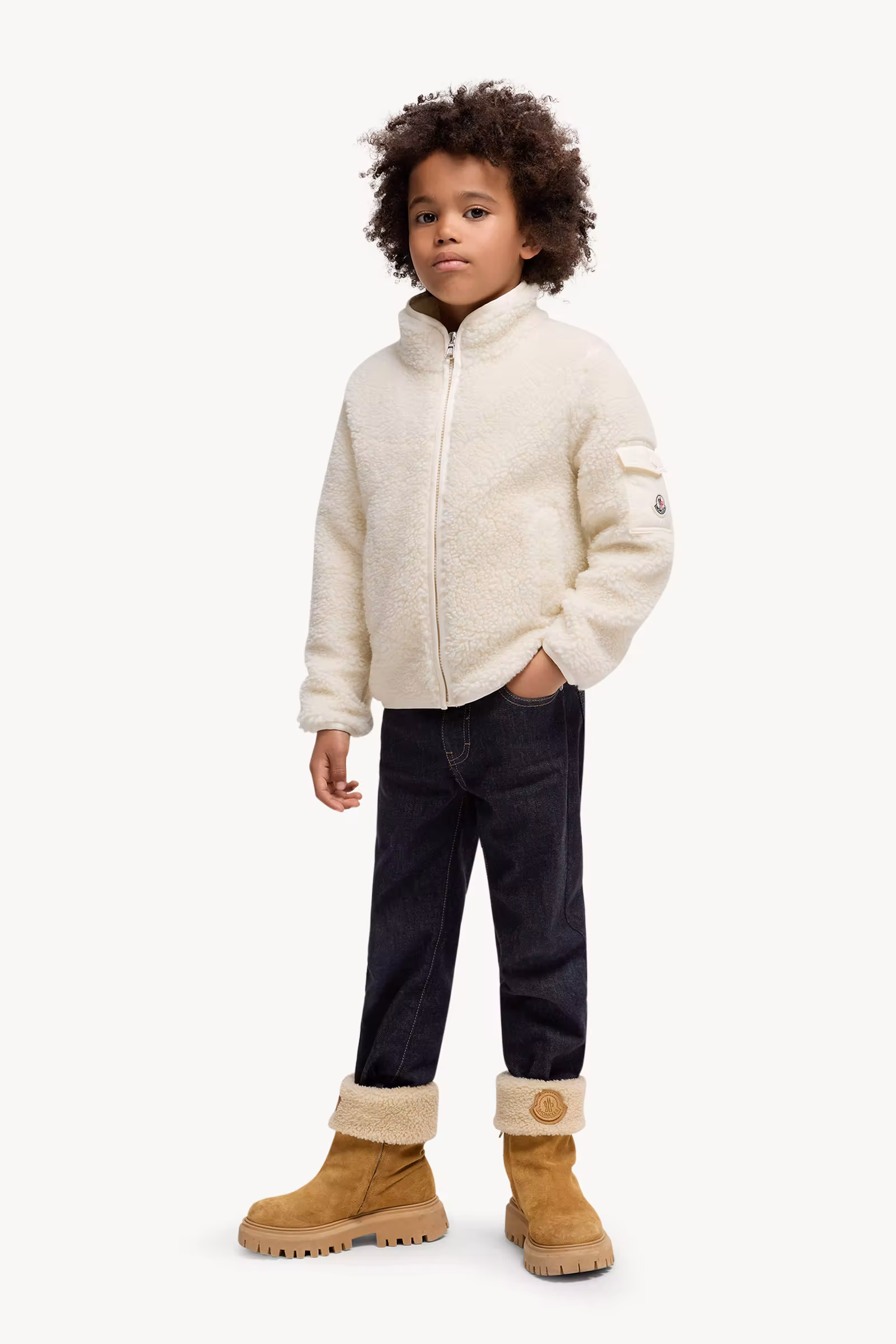 Teddy Zip-Up Sweatshirt