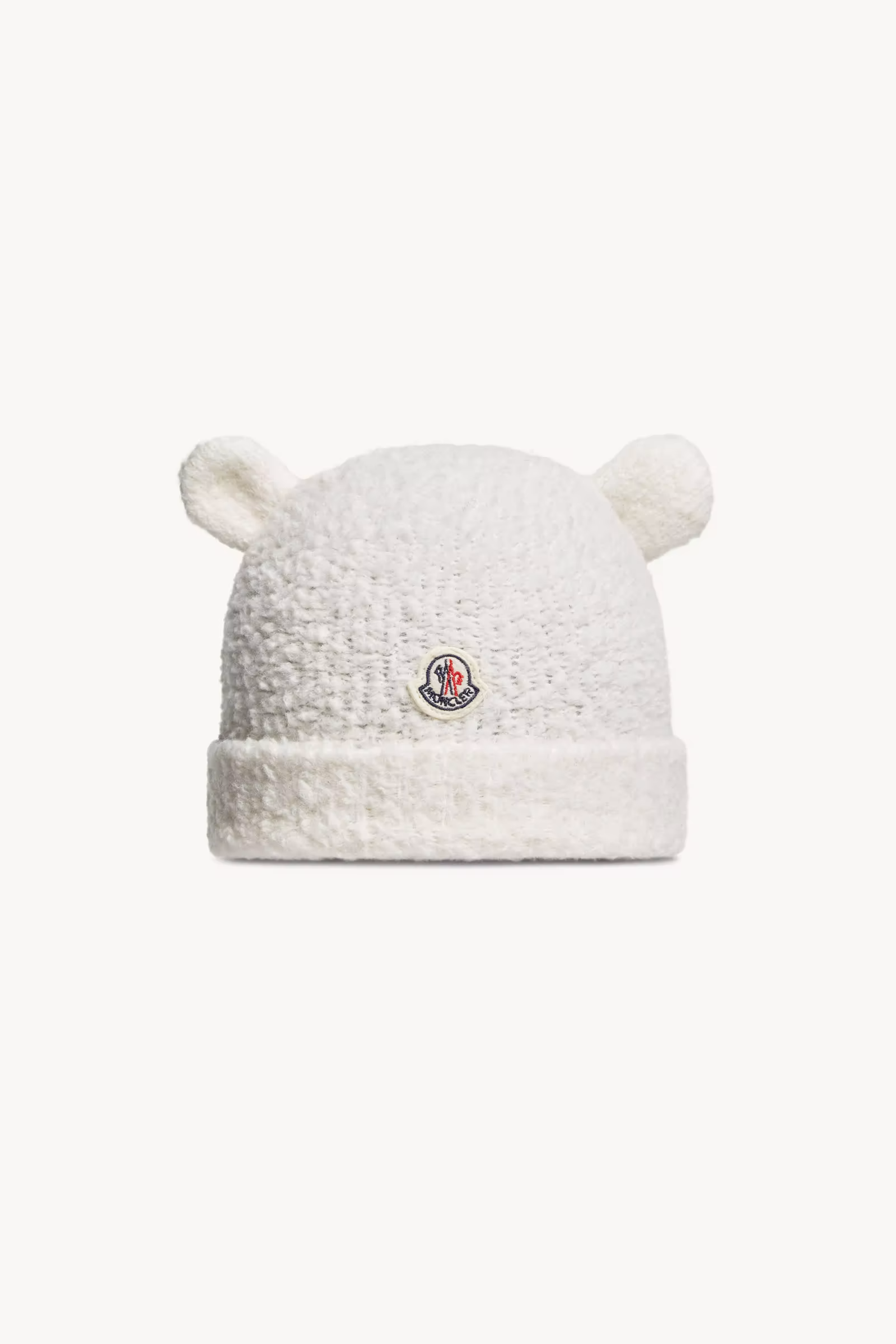 Wool Blend Beanie with Teddy Bear Ears