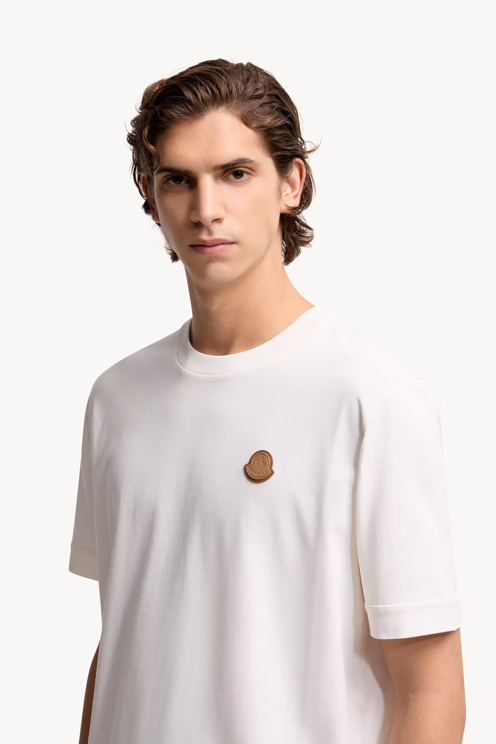 Logo Patch Cotton T-Shirt