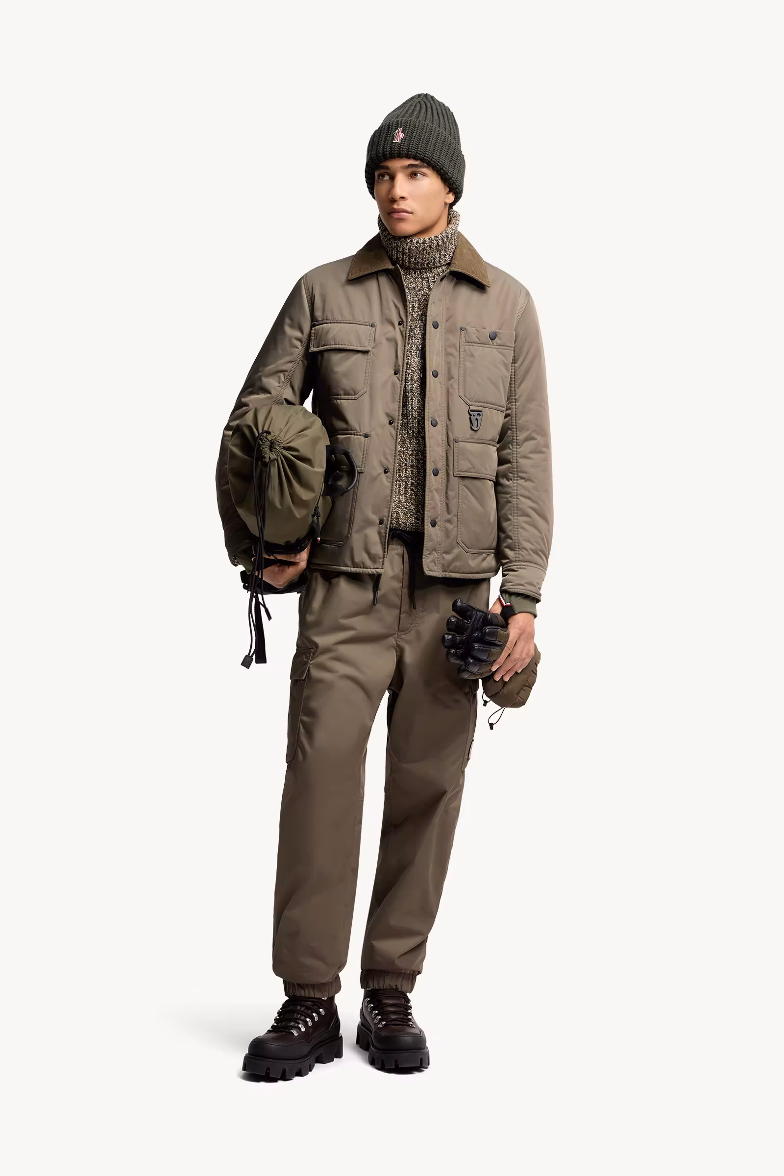 Gabardine Cargo Pants