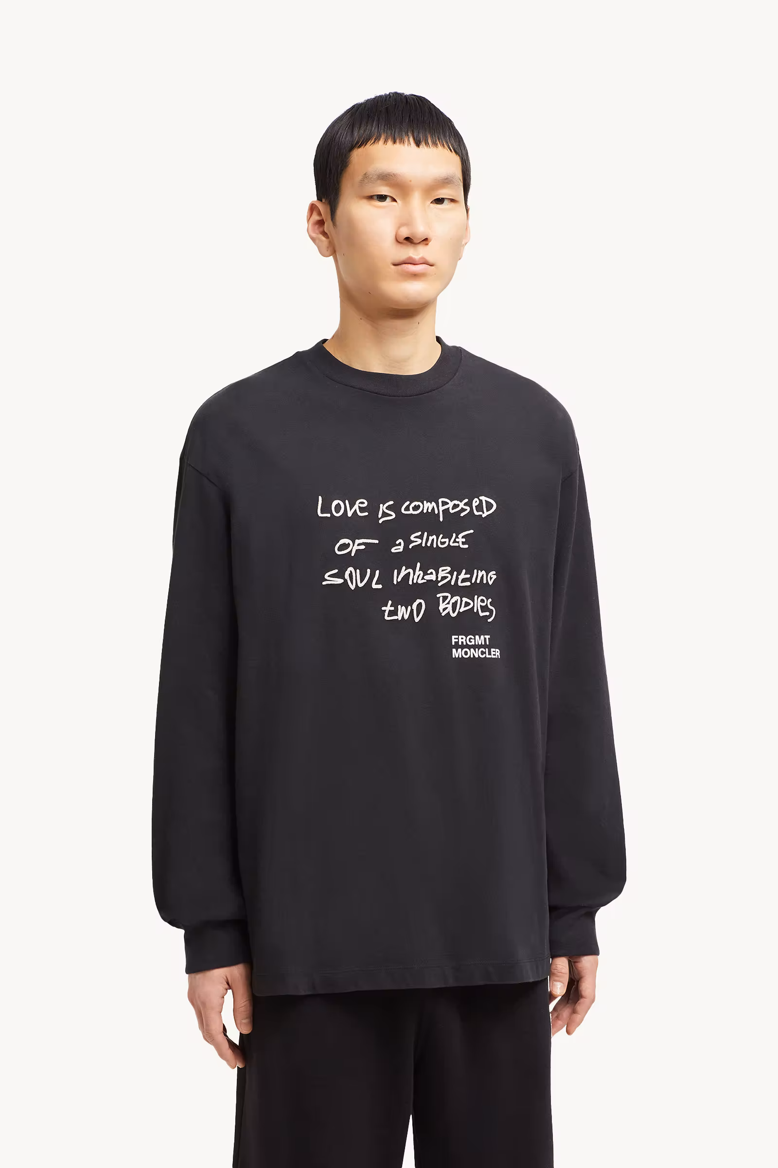 Moncler x FRGMT Embroidered Long Sleeve T-Shirt