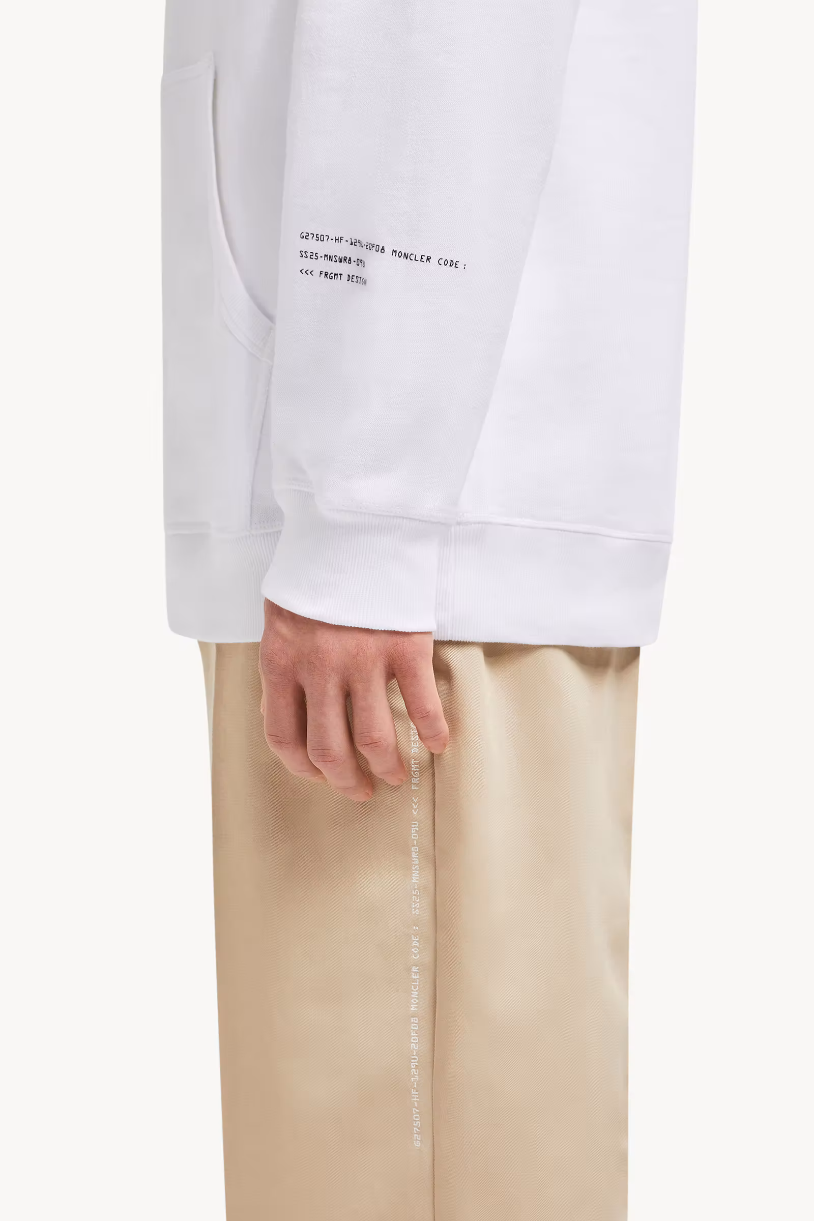 Moncler x FRGMT Cartoon Logo Cotton Hoodie