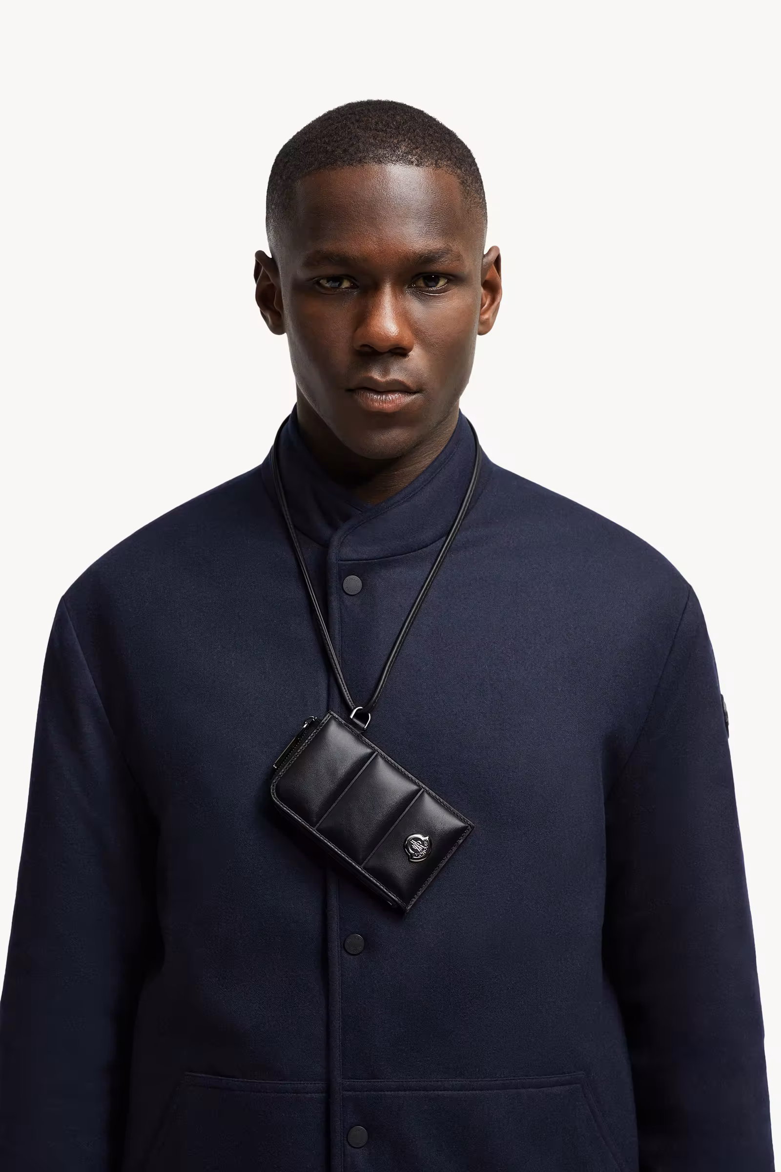 Doudoune Quilted Leather Card Holder