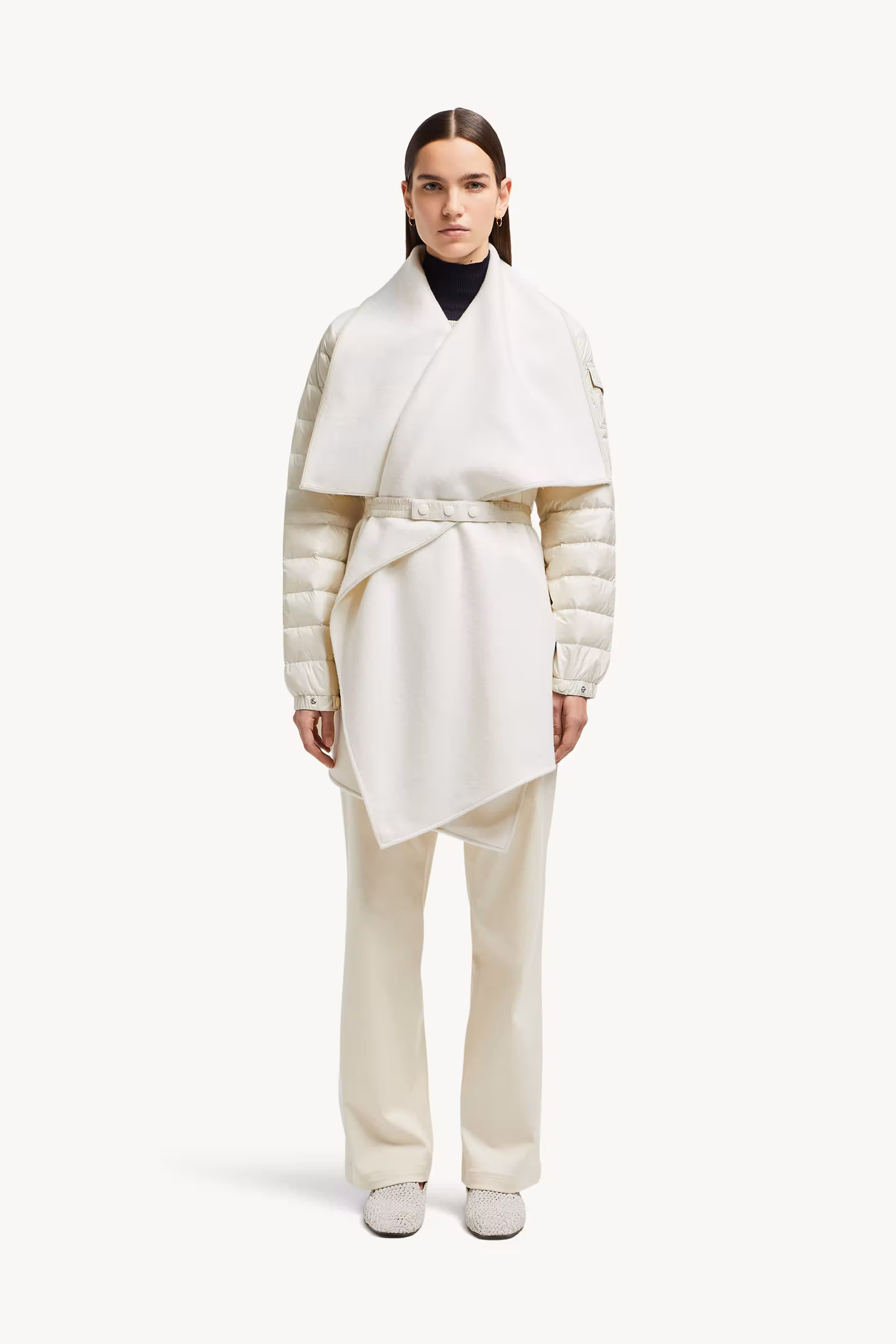 Padded Wool Felt Cape