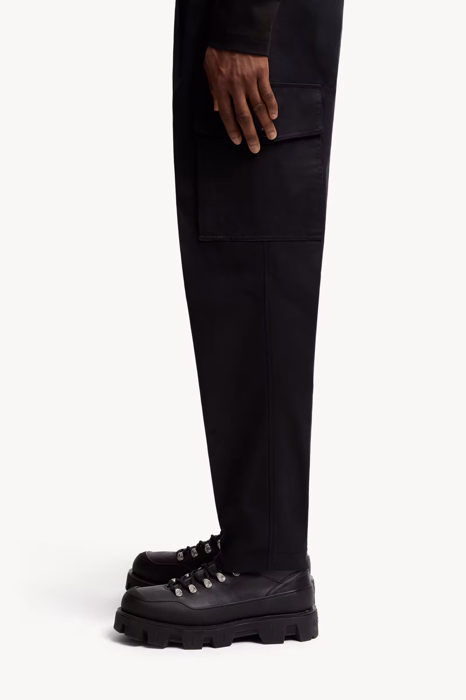 Cotton Gabardine Cargo Pants
