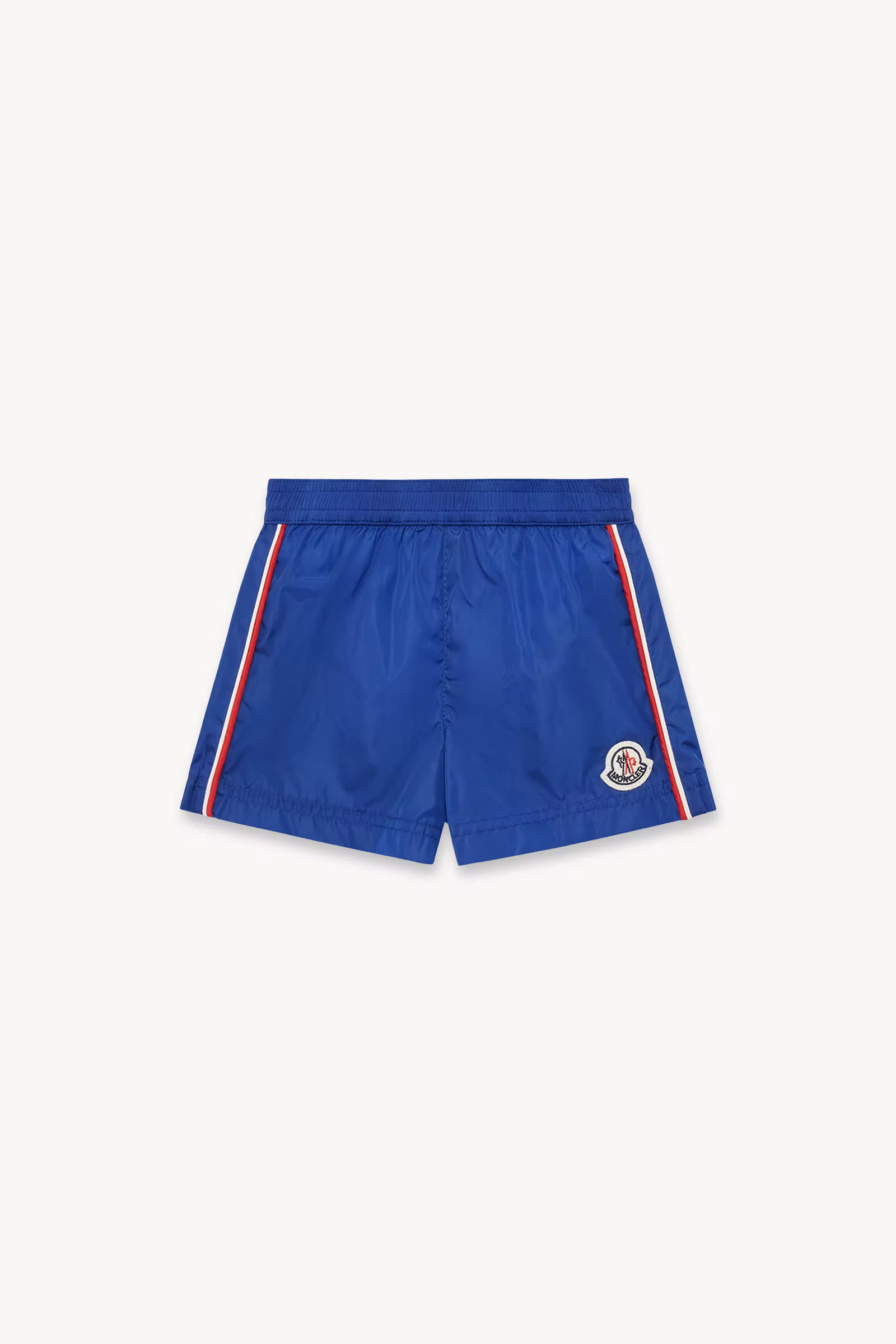Tricolor-Trimmed Swim Shorts